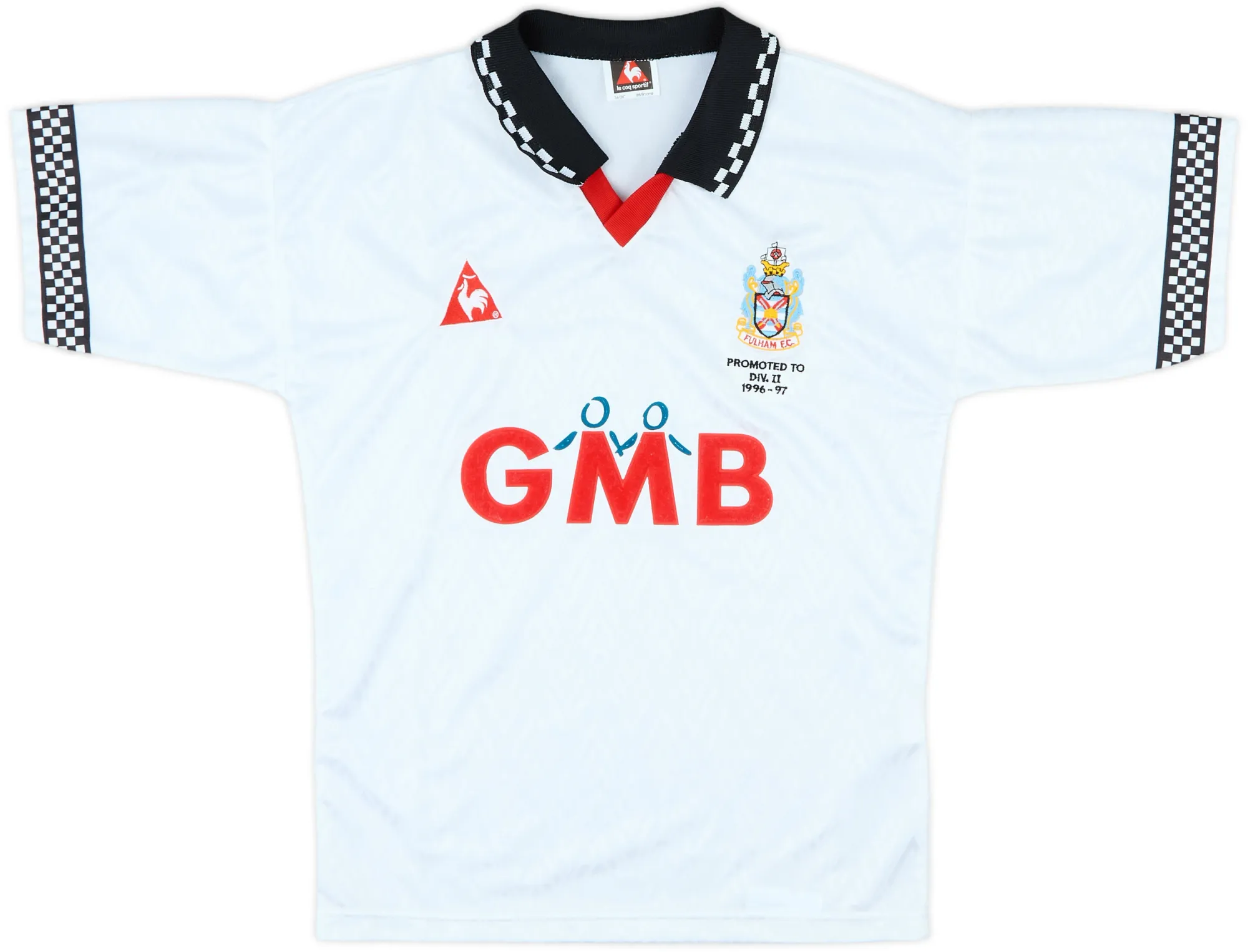LeCoqSportif Fulham Mens SS Home Shirt 1996/97