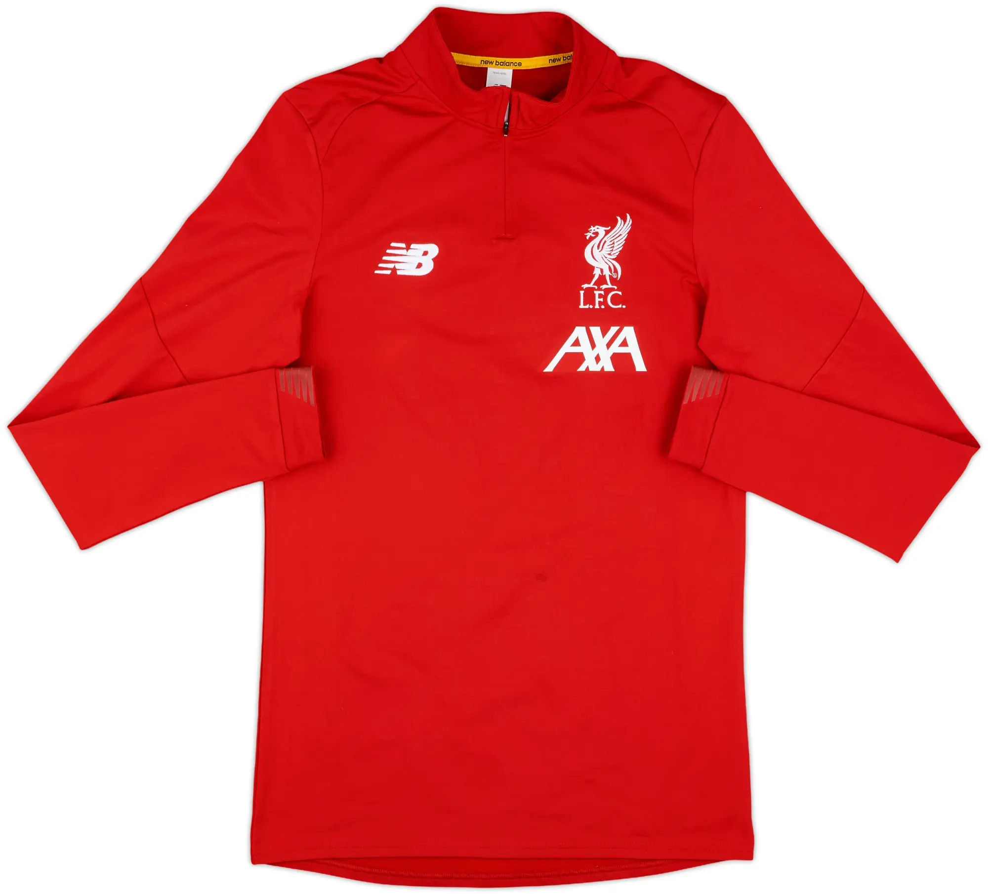 2019-20 Liverpool New Balance 1/4 Zip Training Top - 8/10 - (S)