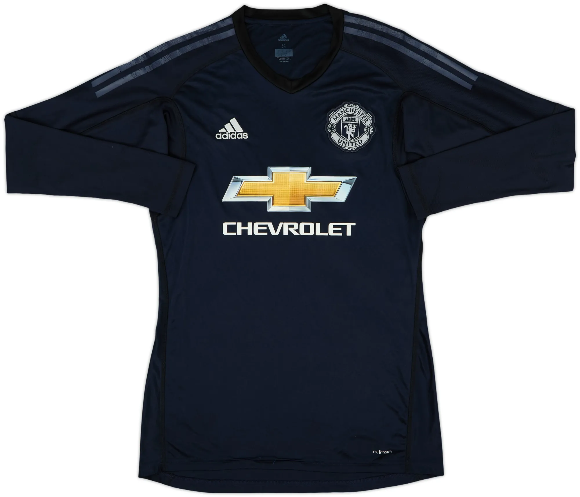 adidas Manchester United Mens LS Goalkeeper Player Issue Home Shirt 2017/18