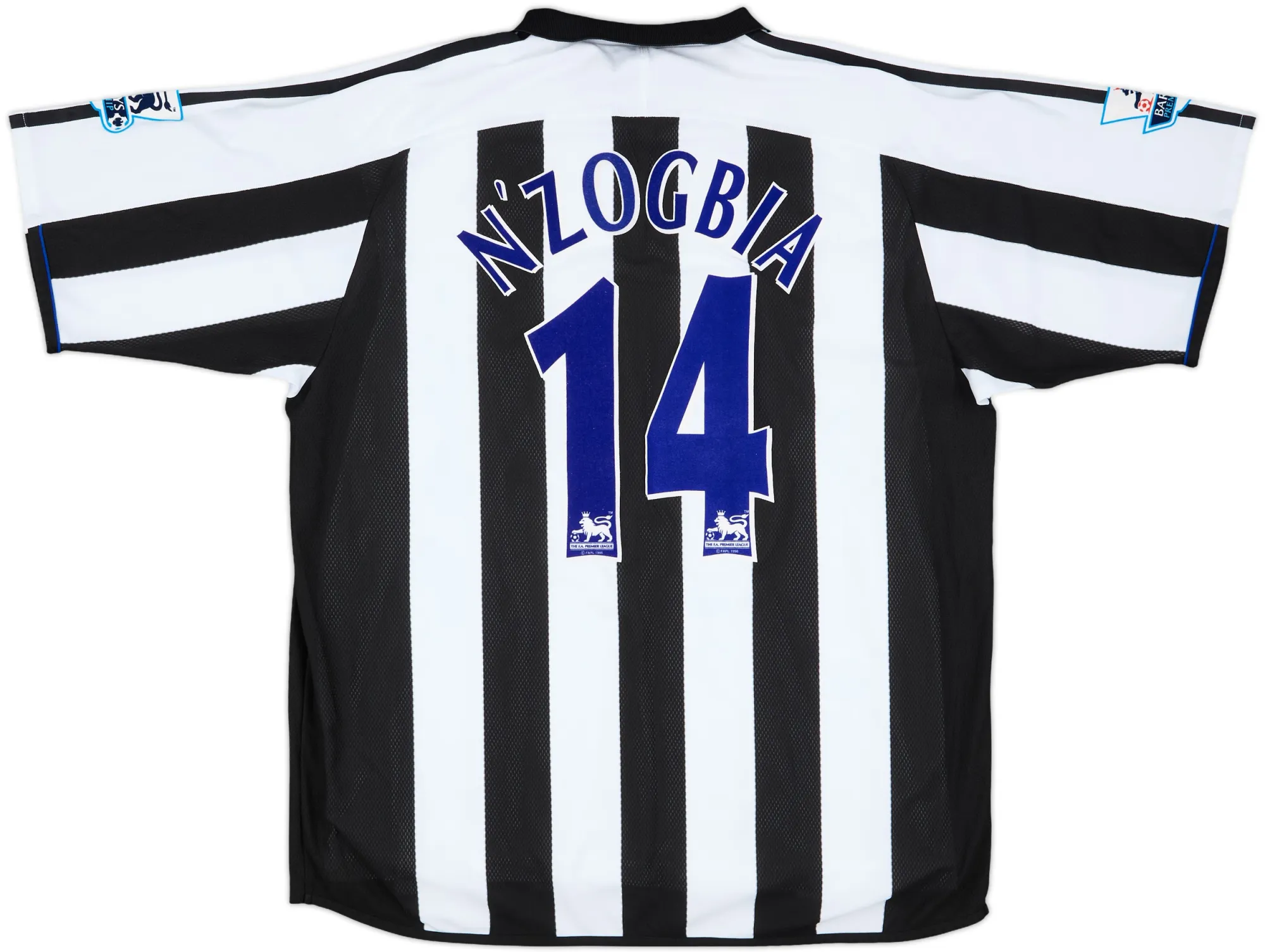 adidas Newcastle United Mens SS Player Issue Home Shirt 2004/05