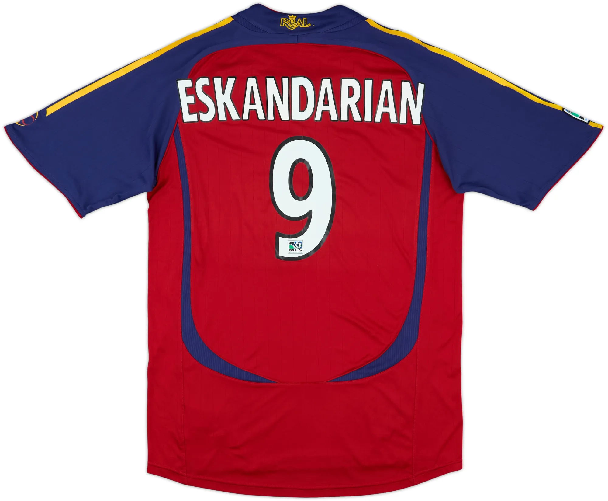 adidas Real Salt Lake Mens SS Player Issue Home Shirt 2007