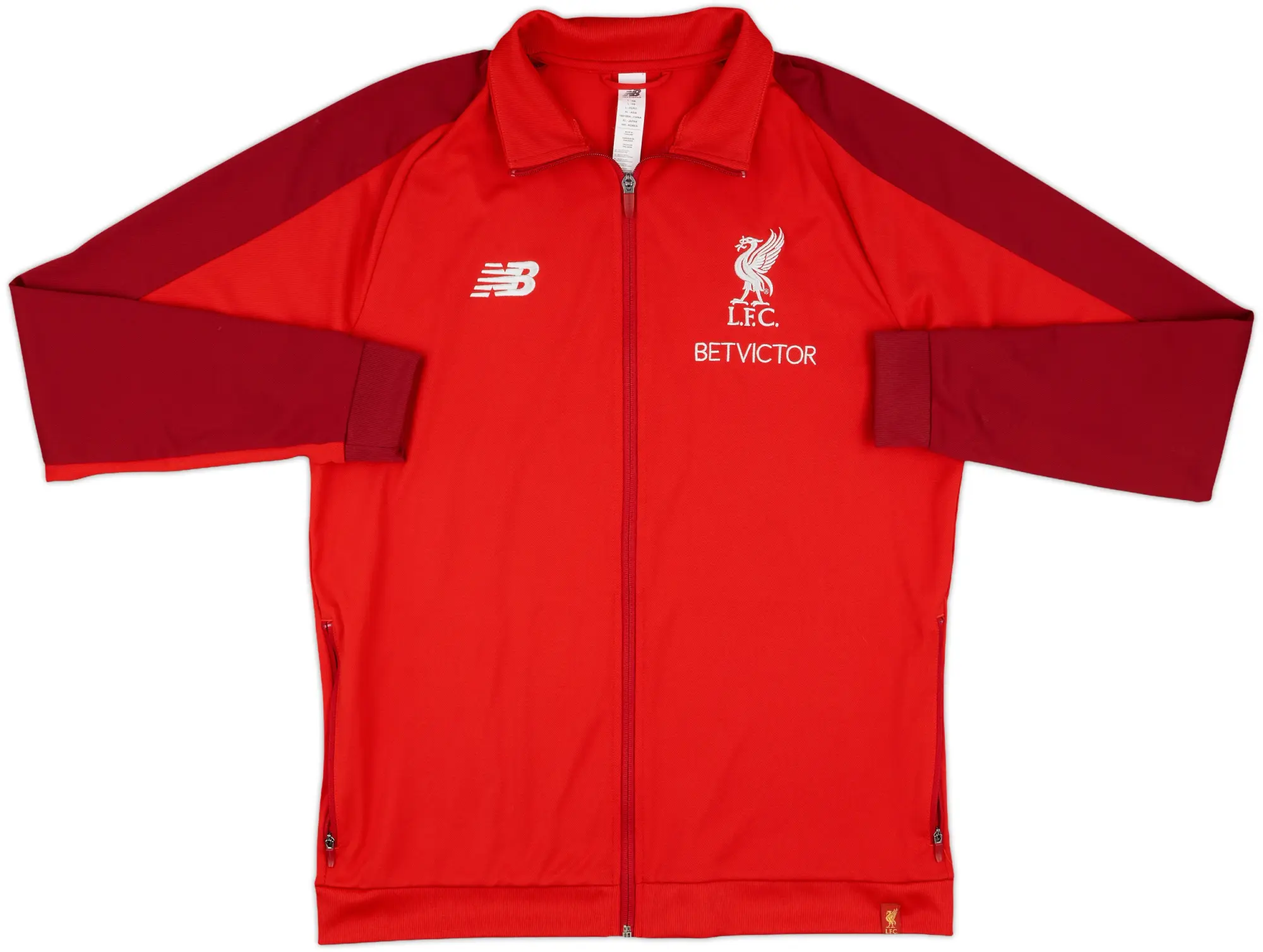 2018-19 Liverpool New Balance Track Jacket - 9/10 - (L)
