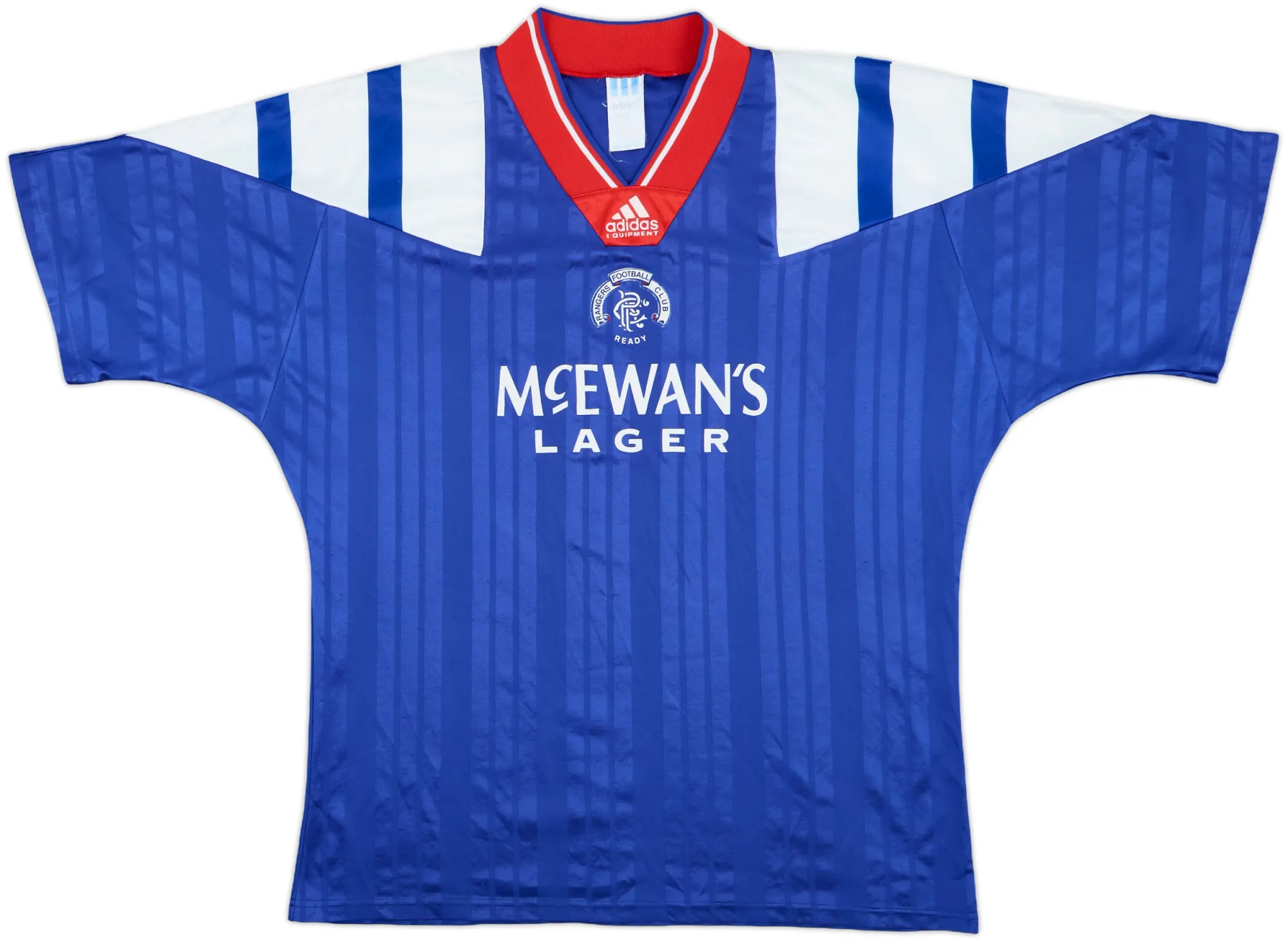 adidas Rangers Mens SS Home Shirt 1992/94