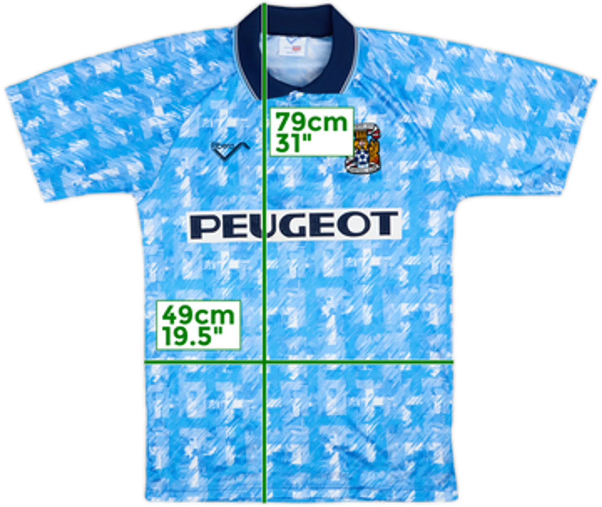 Home Coventry City Mens SS Home Shirt 1992/94