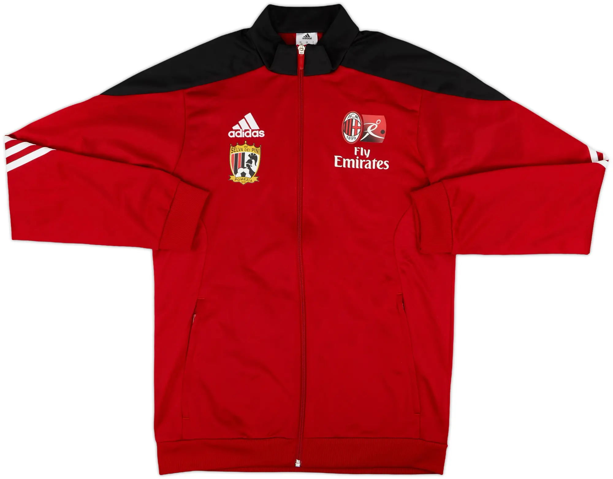 2014-15 adidas Template Track Jacket (AC Milan) - 7/10 - (S)
