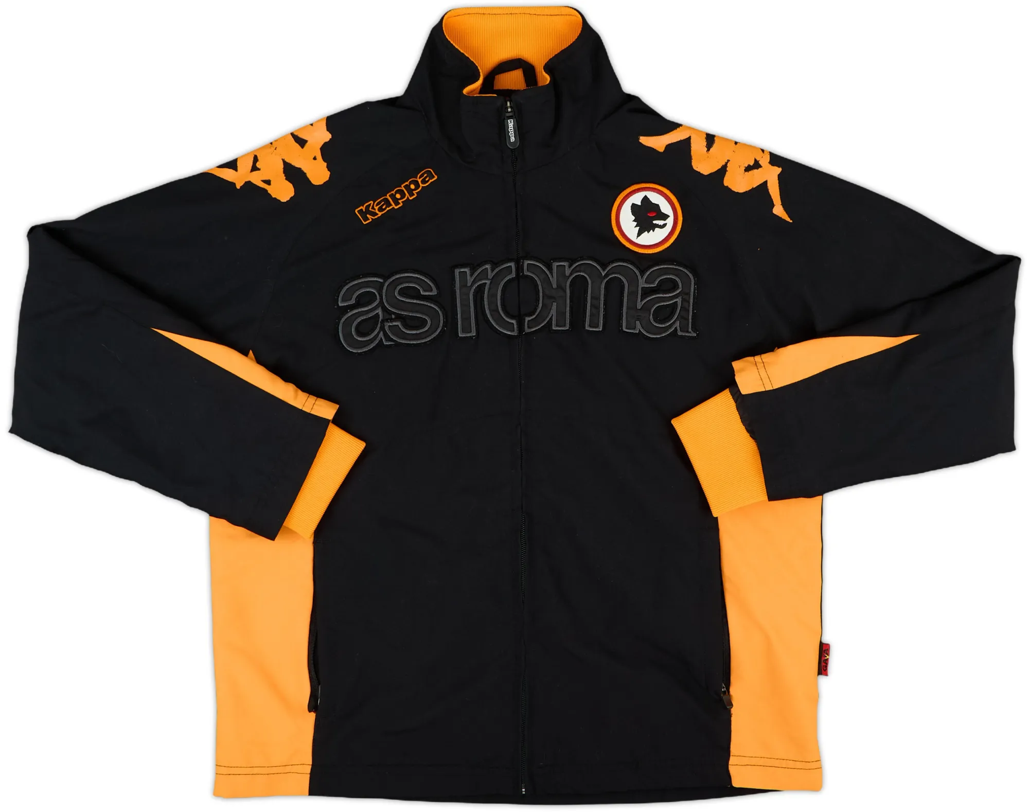 2009-10 Roma Kappa Track Jacket - 6/10 - (XL.Boys)