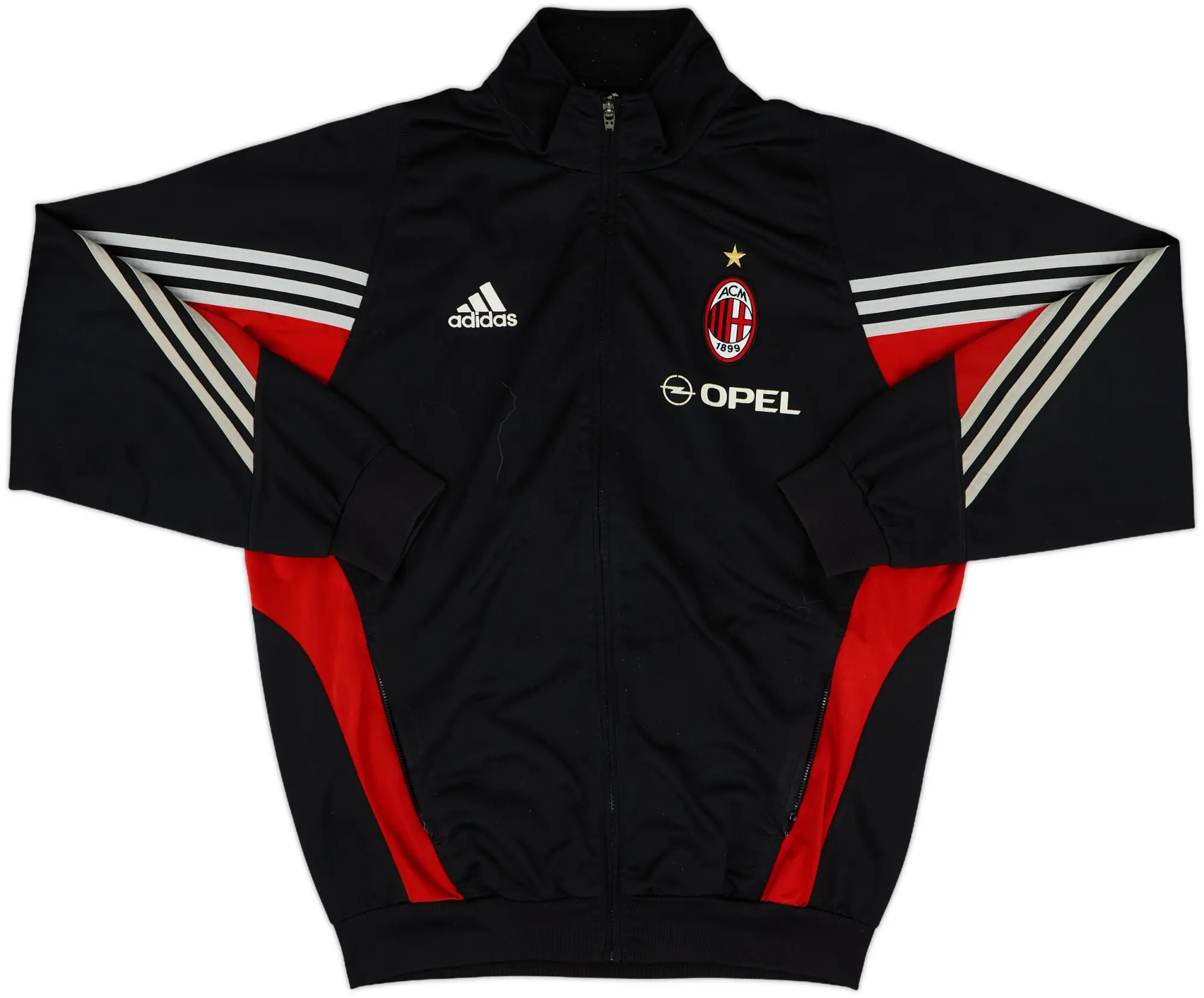 2003-04 AC Milan adidas Track Jacket - 4/10 - (L)