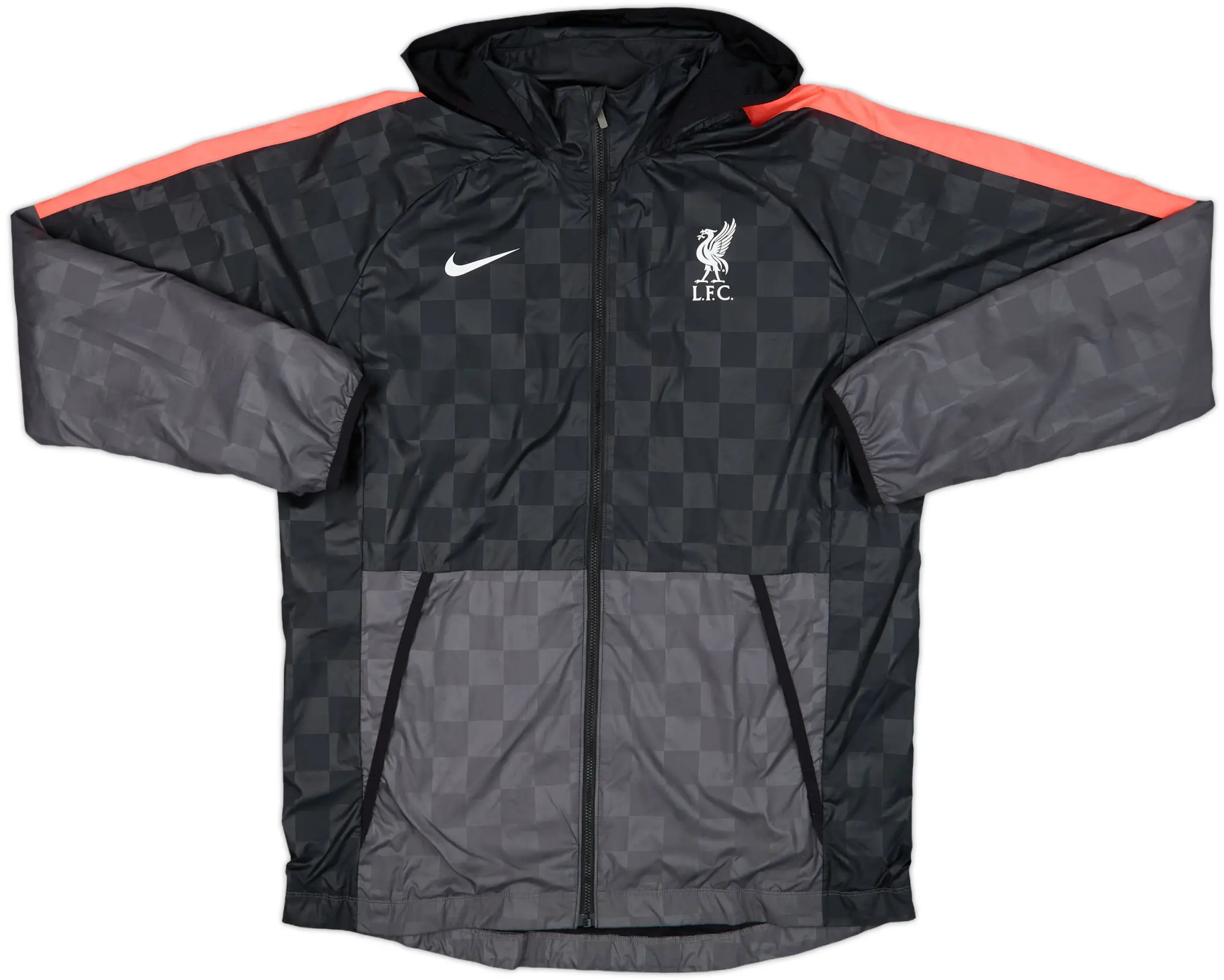 2020-21 Liverpool Nike Hooded Rain Jacket - 10/10 - (L)
