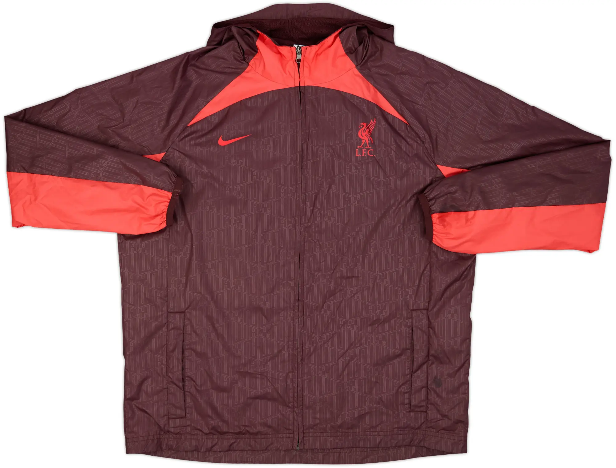 2020-21 Liverpool Nike Hooded Rain Jacket - 10/10 - (XL)