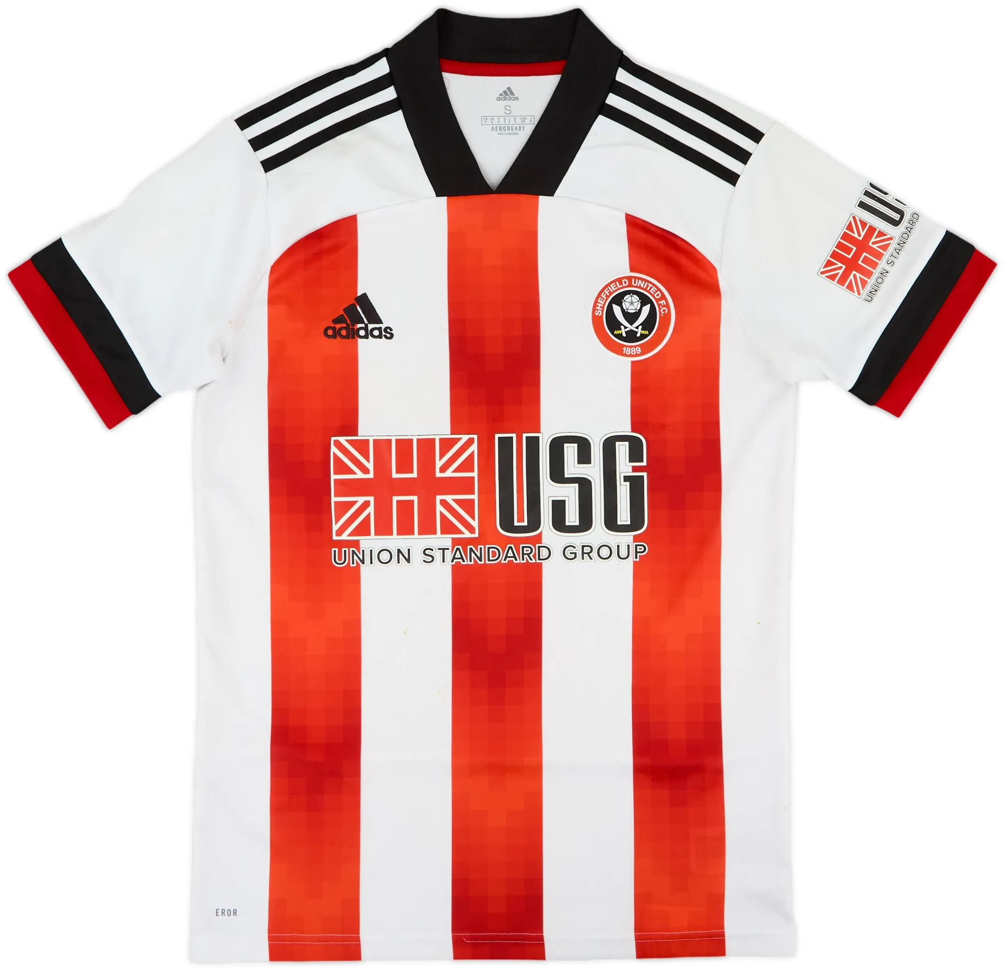 adidas Sheffield United Mens SS Home Shirt 2020/21
