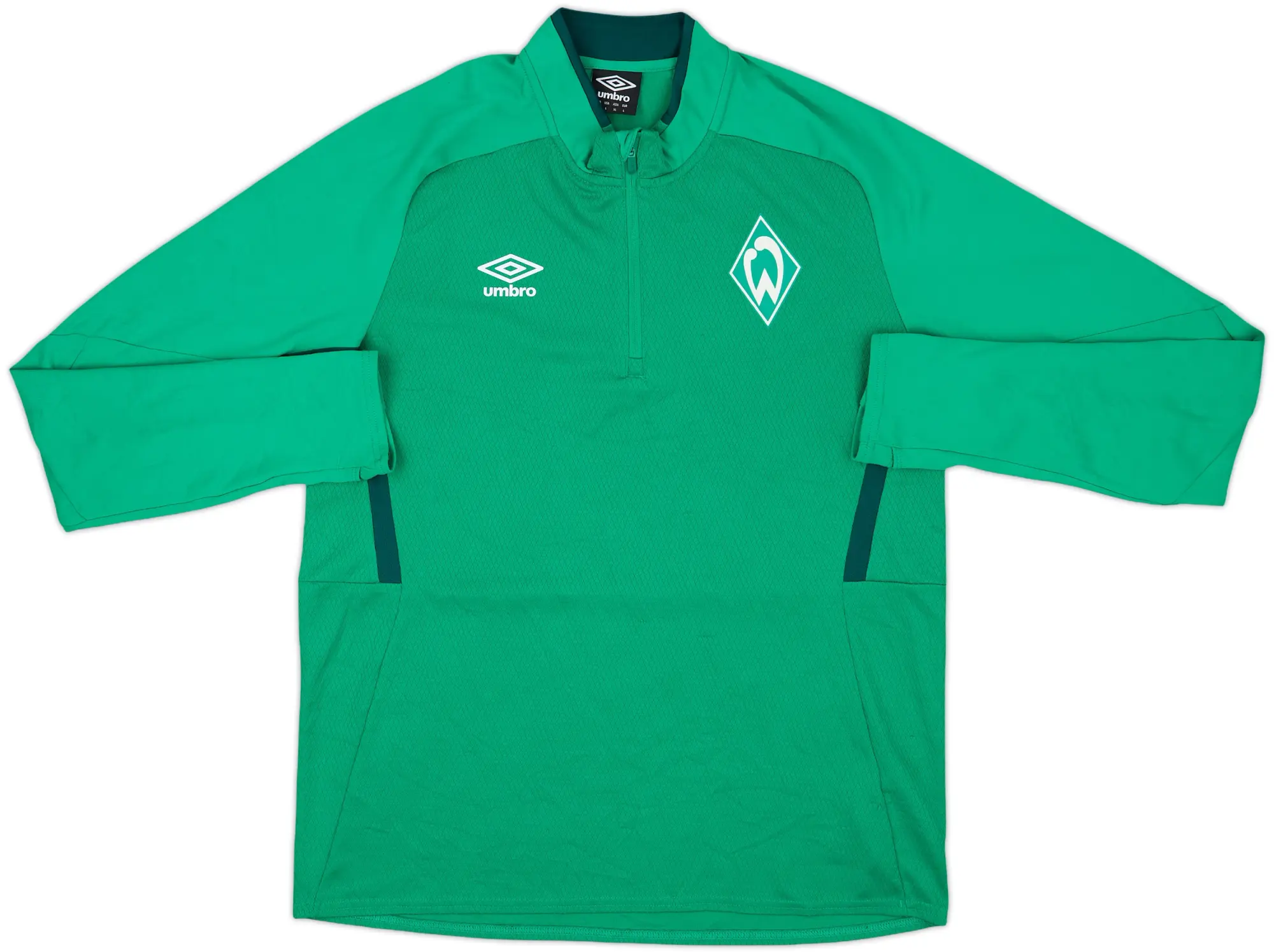 2019-20 Werder Bremen Umbro 1/2 Zip Training Top - 8/10 - (L)