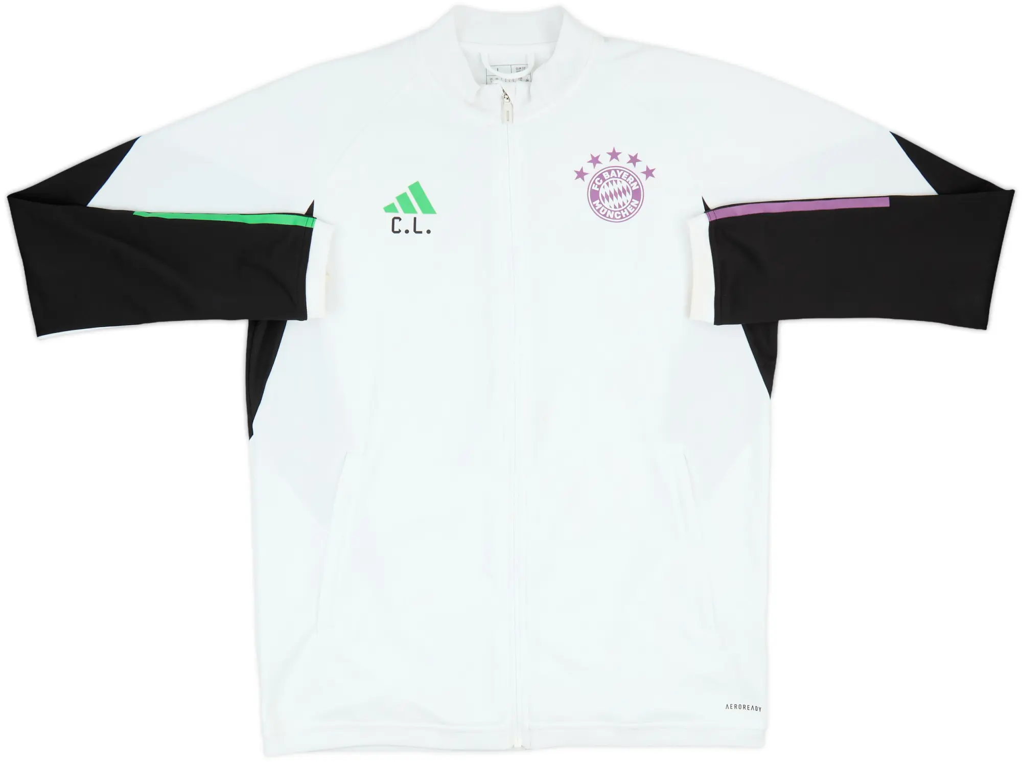 2023-24 Bayern Munich Staff Issue adidas Track Jacket CL - 7/10 - (L)