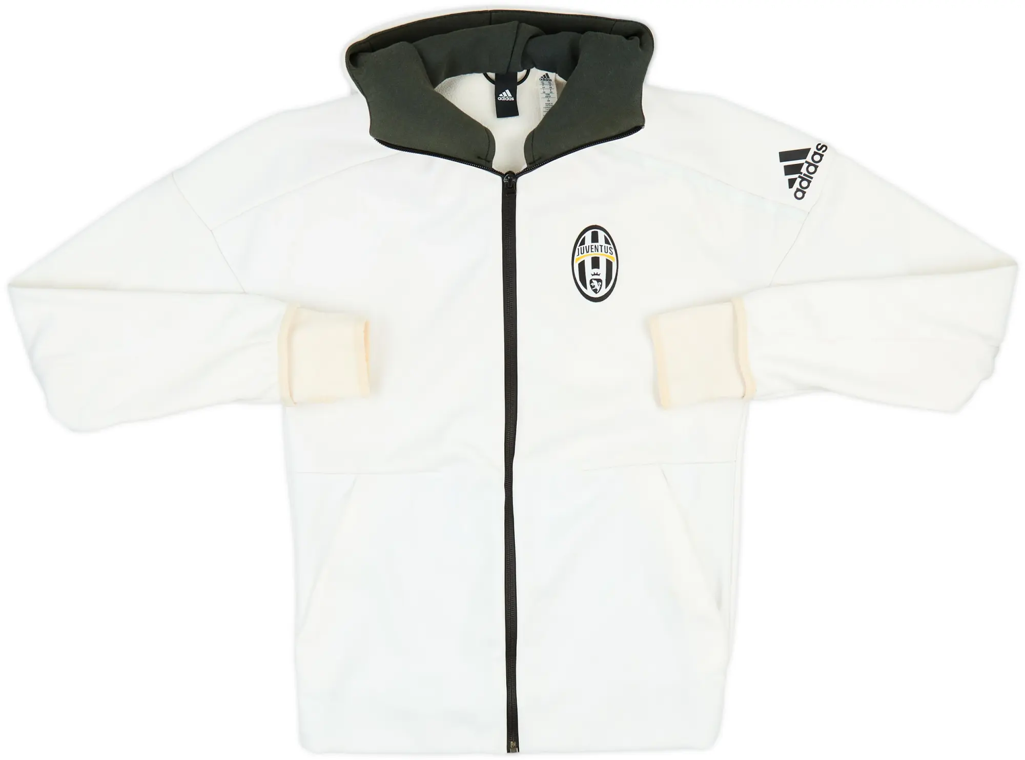 2016-17 Juventus adidas Hooded Track Jacket - 6/10 - (XS)