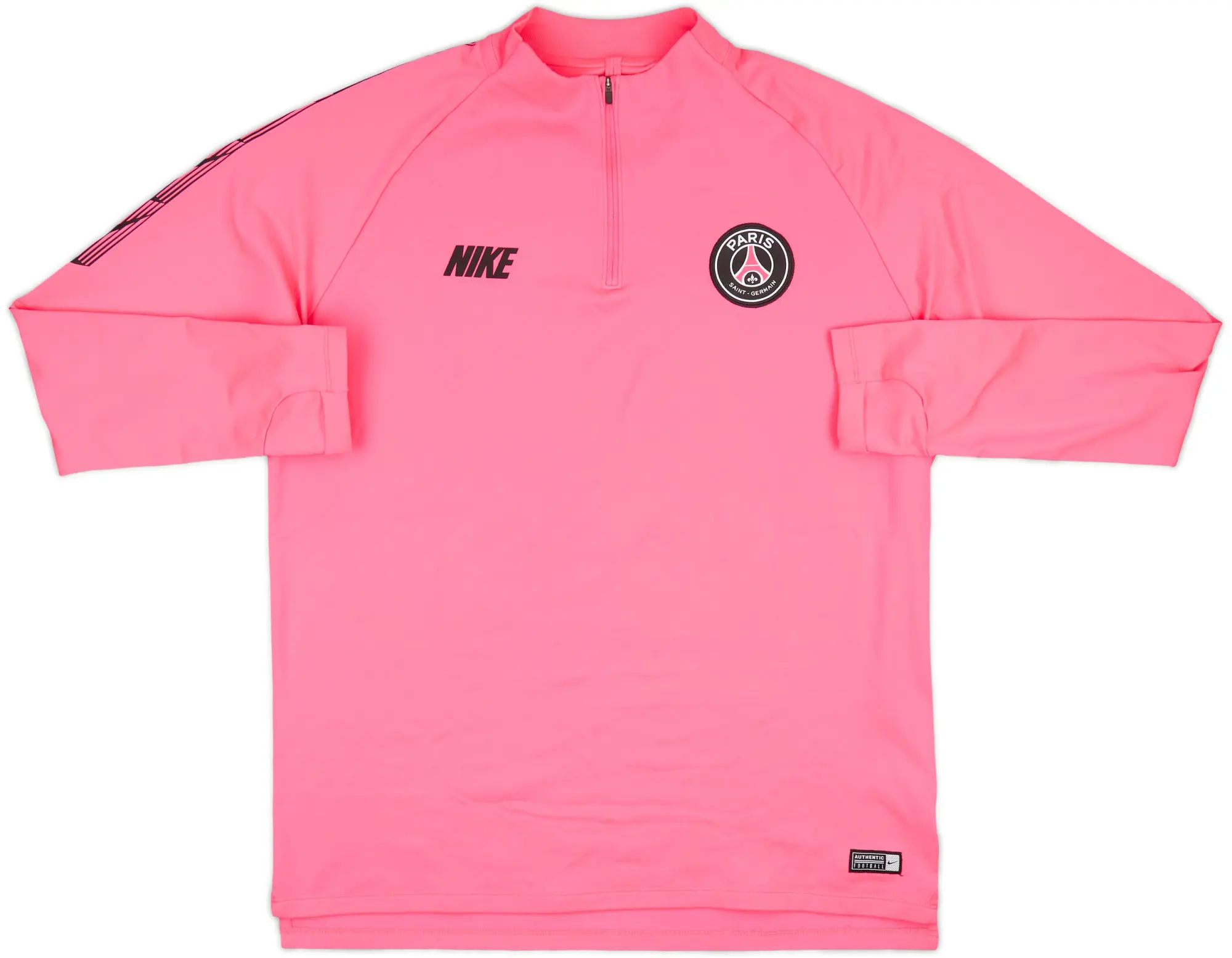 2019-20 Paris Saint-Germain Nike 1/4 Zip Training Top - 8/10 - (XL)