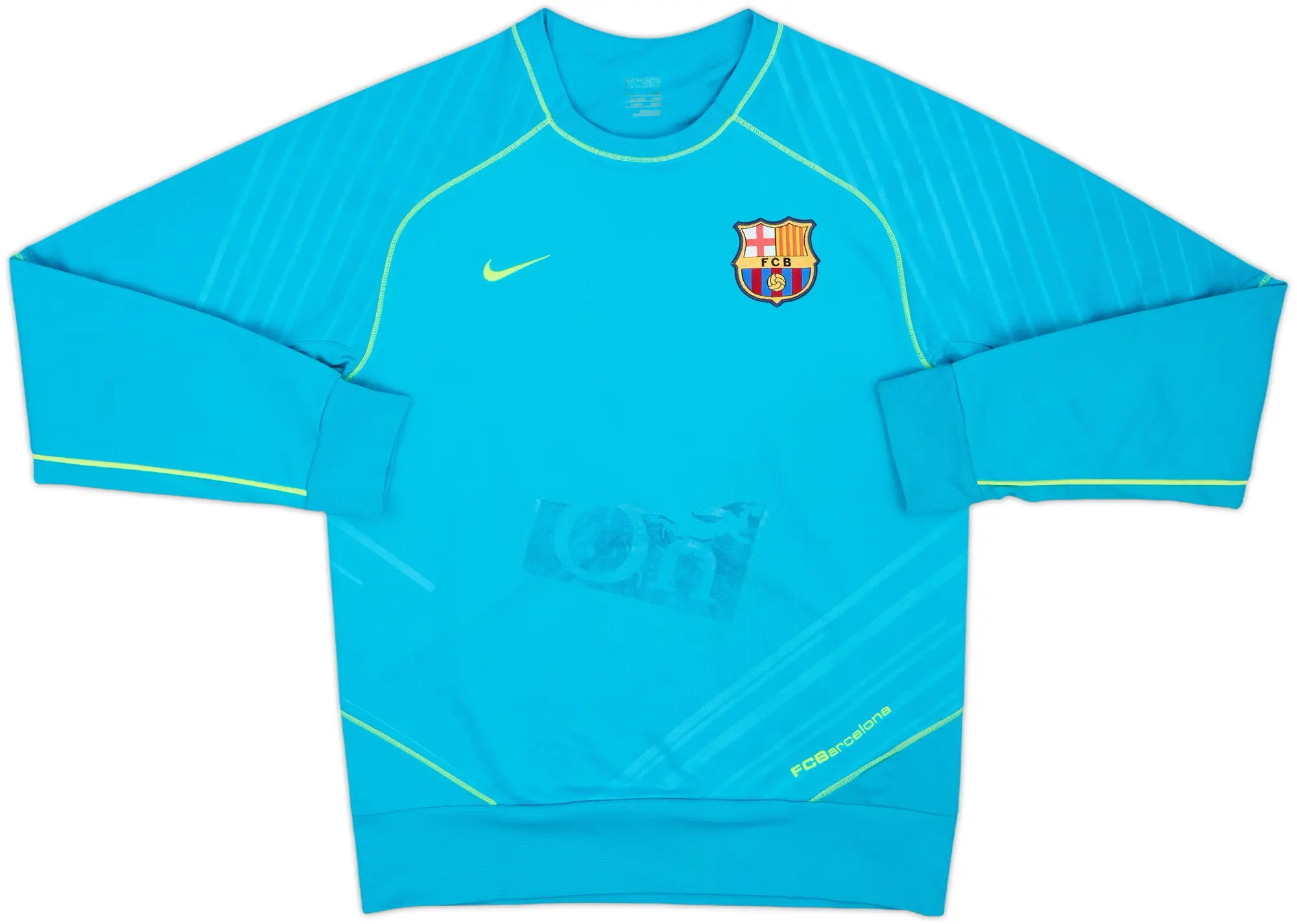 2007-08 Barcelona Nike Sweat Top - 4/10 - (L)