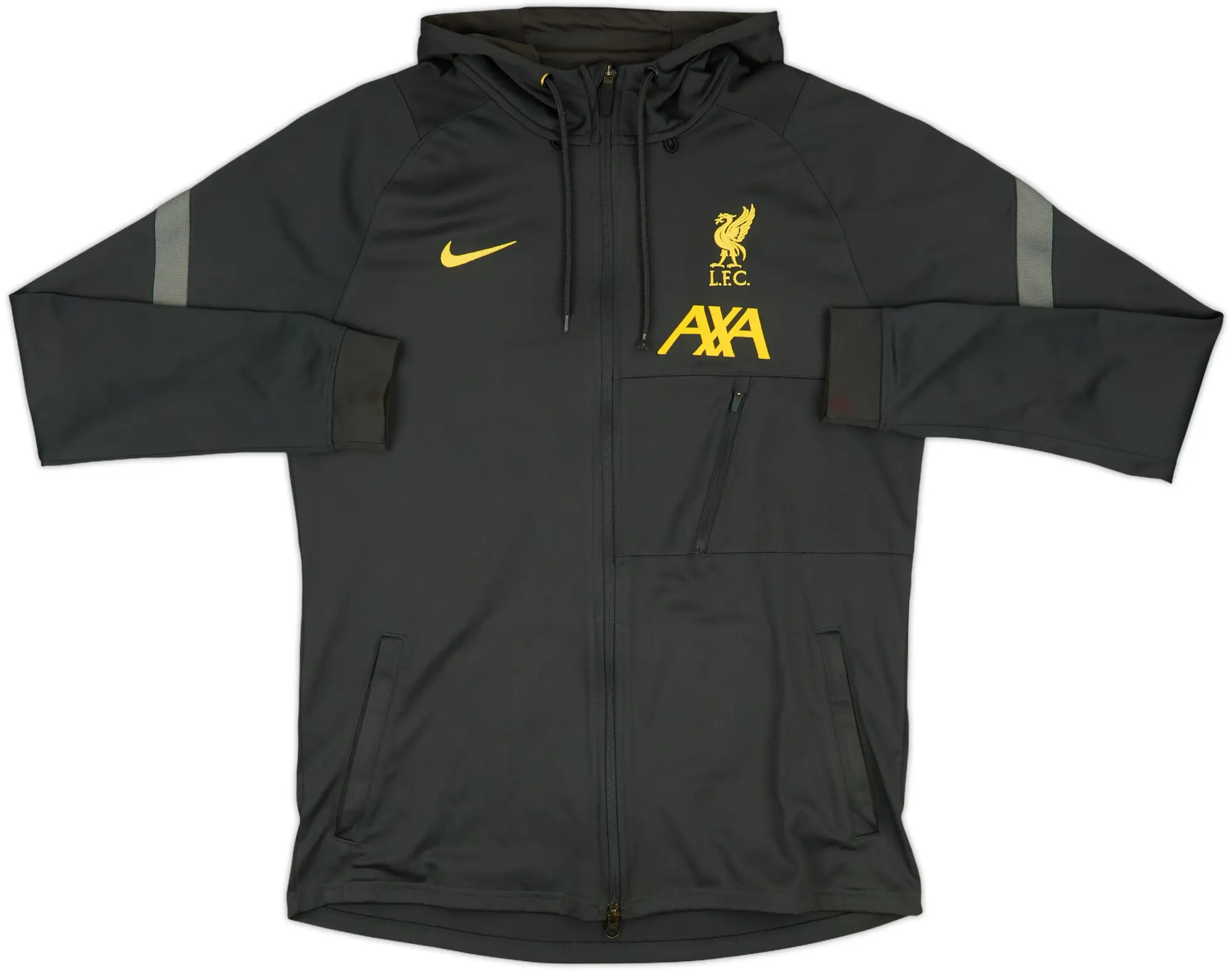 2021-22 Liverpool Nike Hooded Track Jacket - 8/10 - (L)