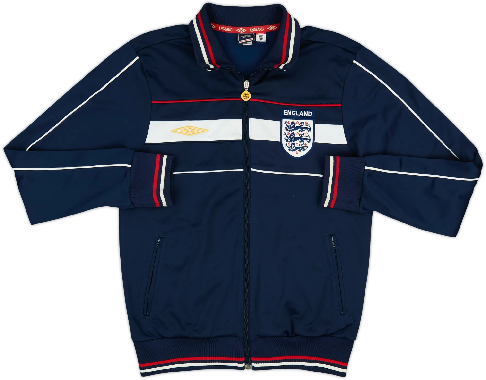 2004-06 England Umbro Track Jacket - 7/10 - (M)
