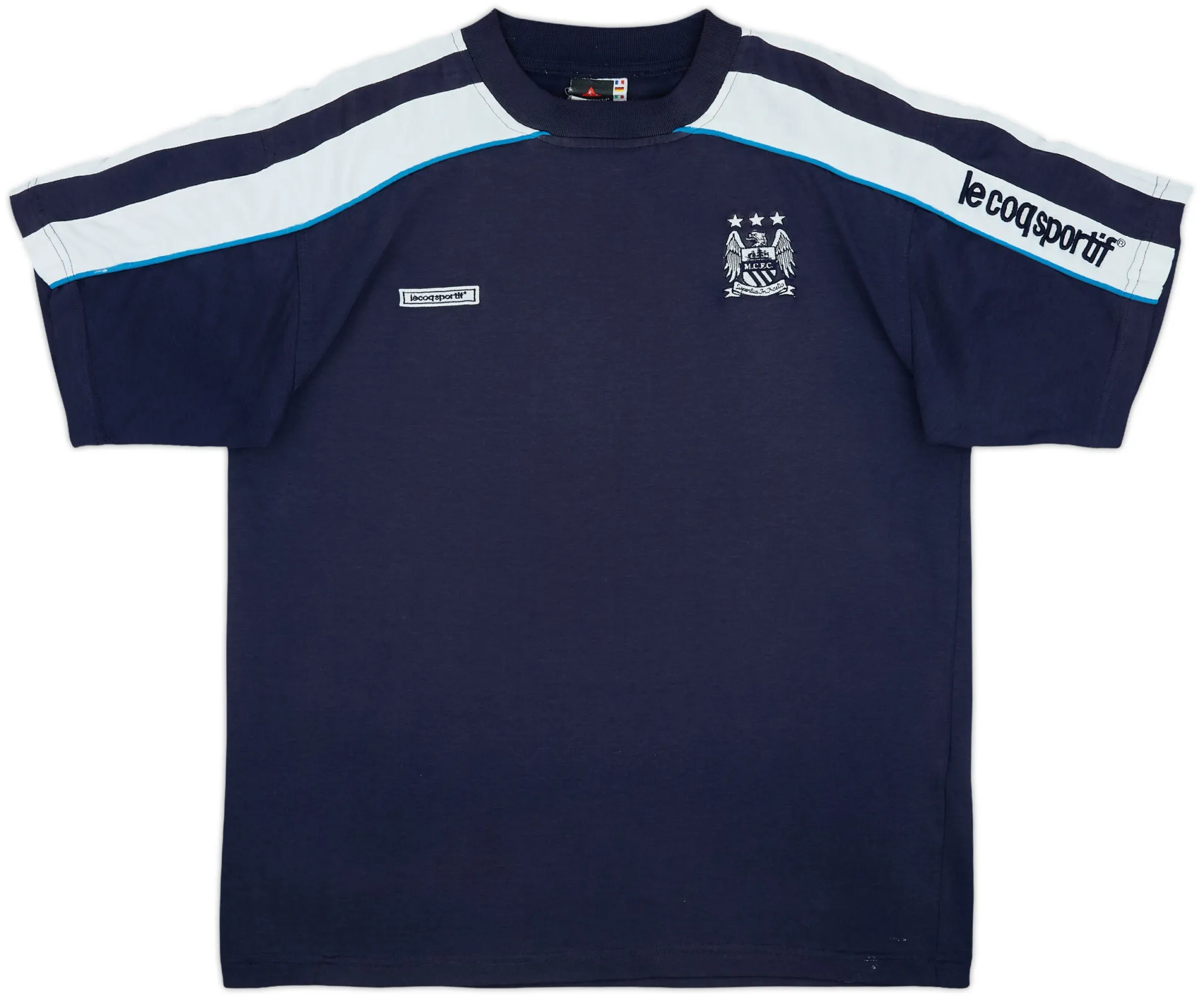 LeCoqSportif Manchester City Mens SS Home Shirt 1999/00