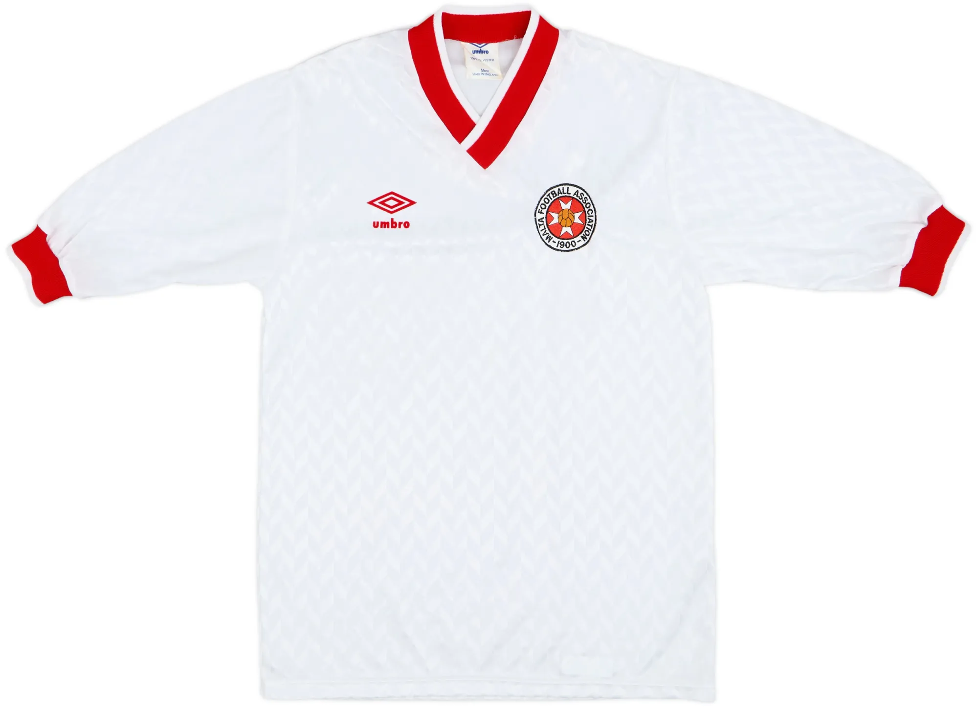 Umbro Malta Mens SS Away Shirt 1989