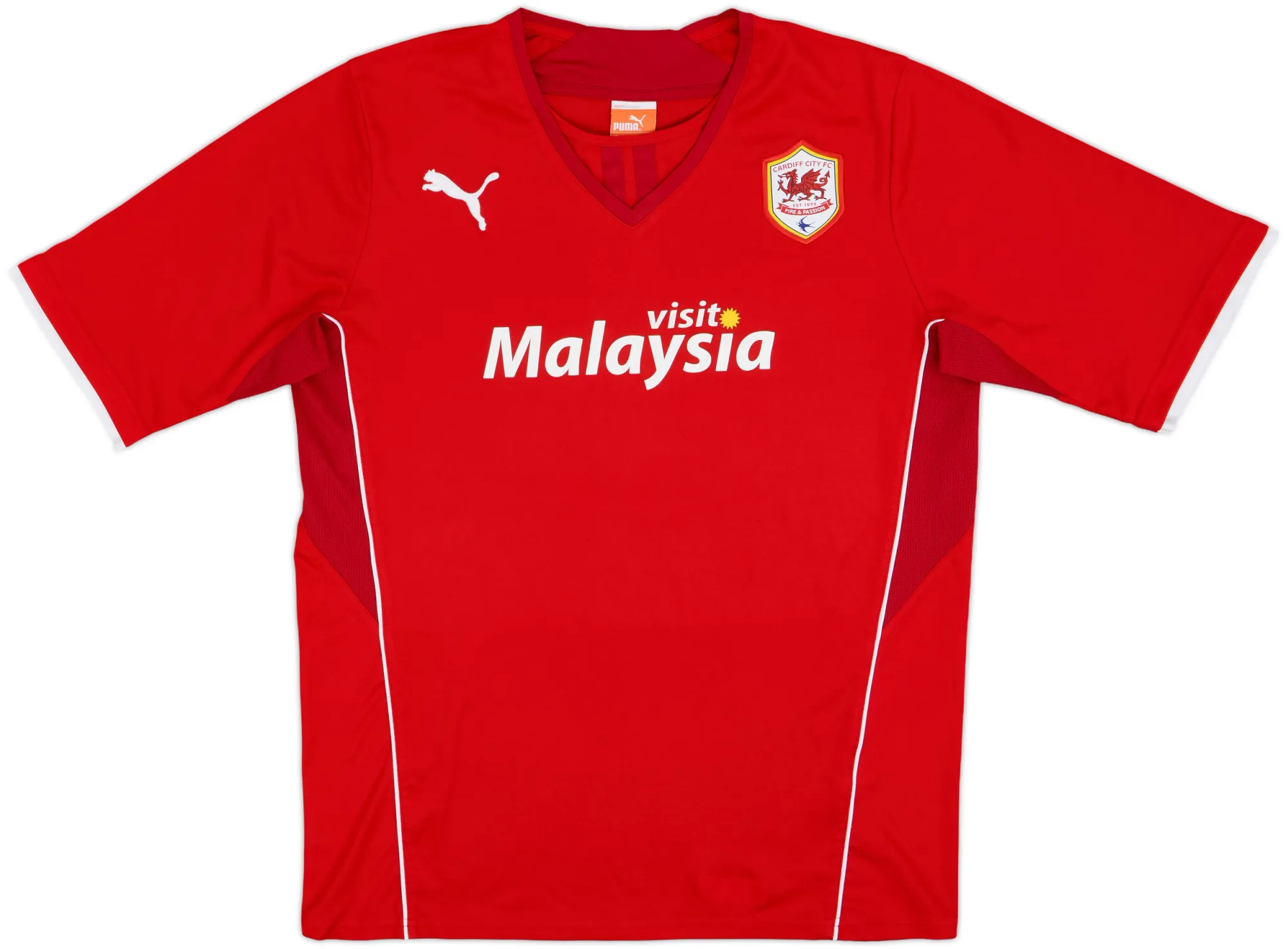 Puma Cardiff City Mens SS Home Shirt 2013/14