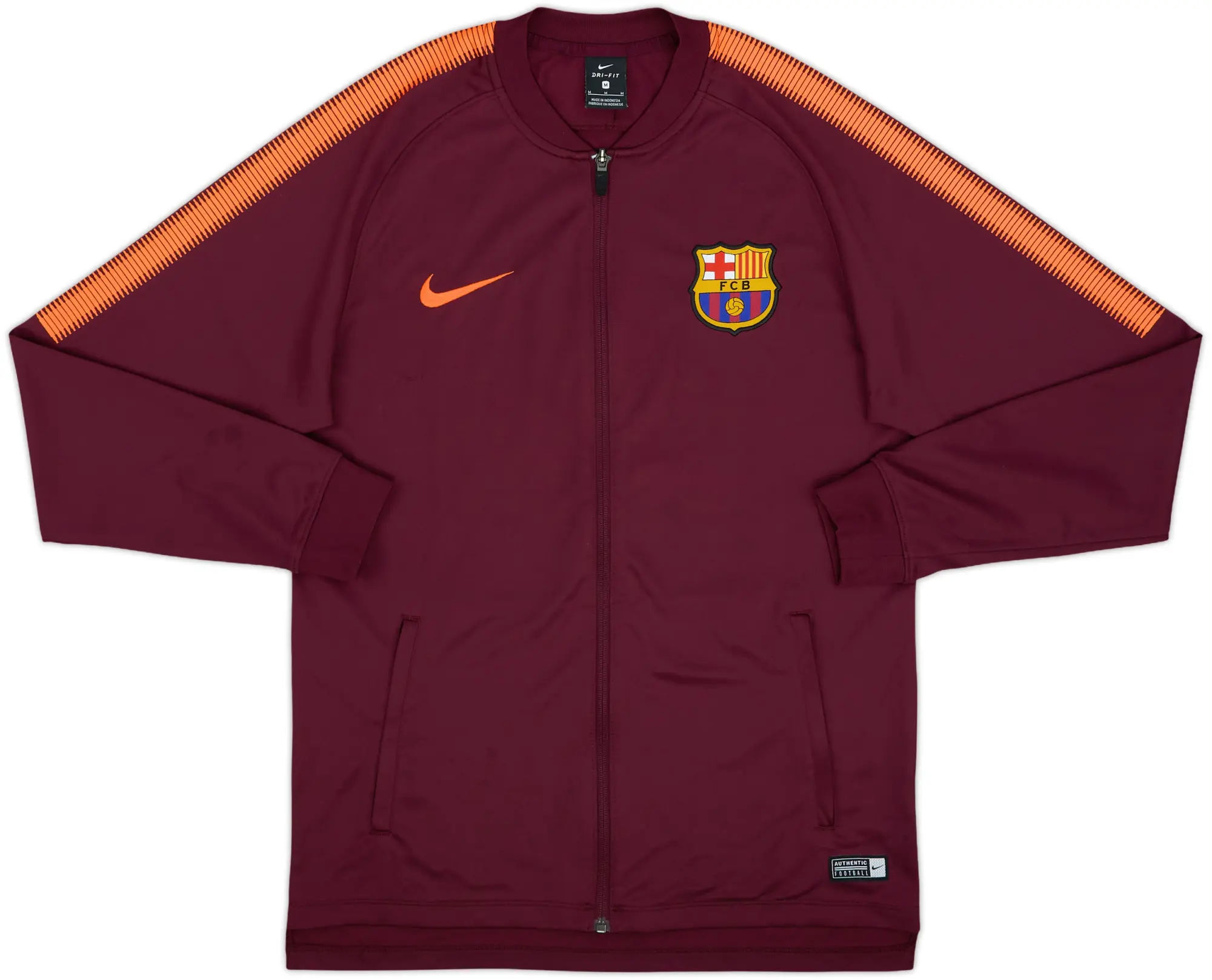 2017-18 Barcelona Nike Track Jacket - 8/10 - (M)