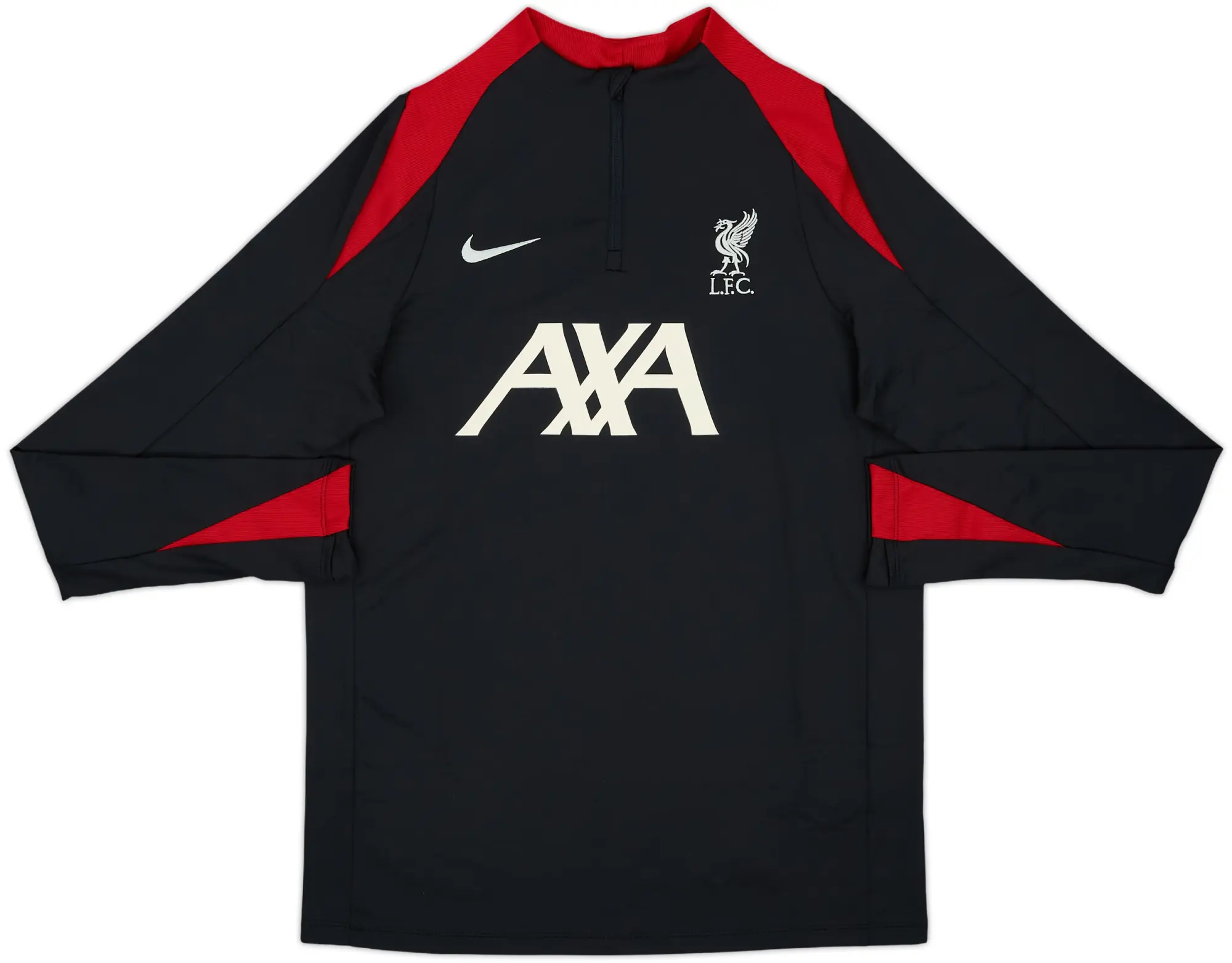 2024-25 Liverpool Nike 1/4 Zip Drill Top - 9/10 - (M)