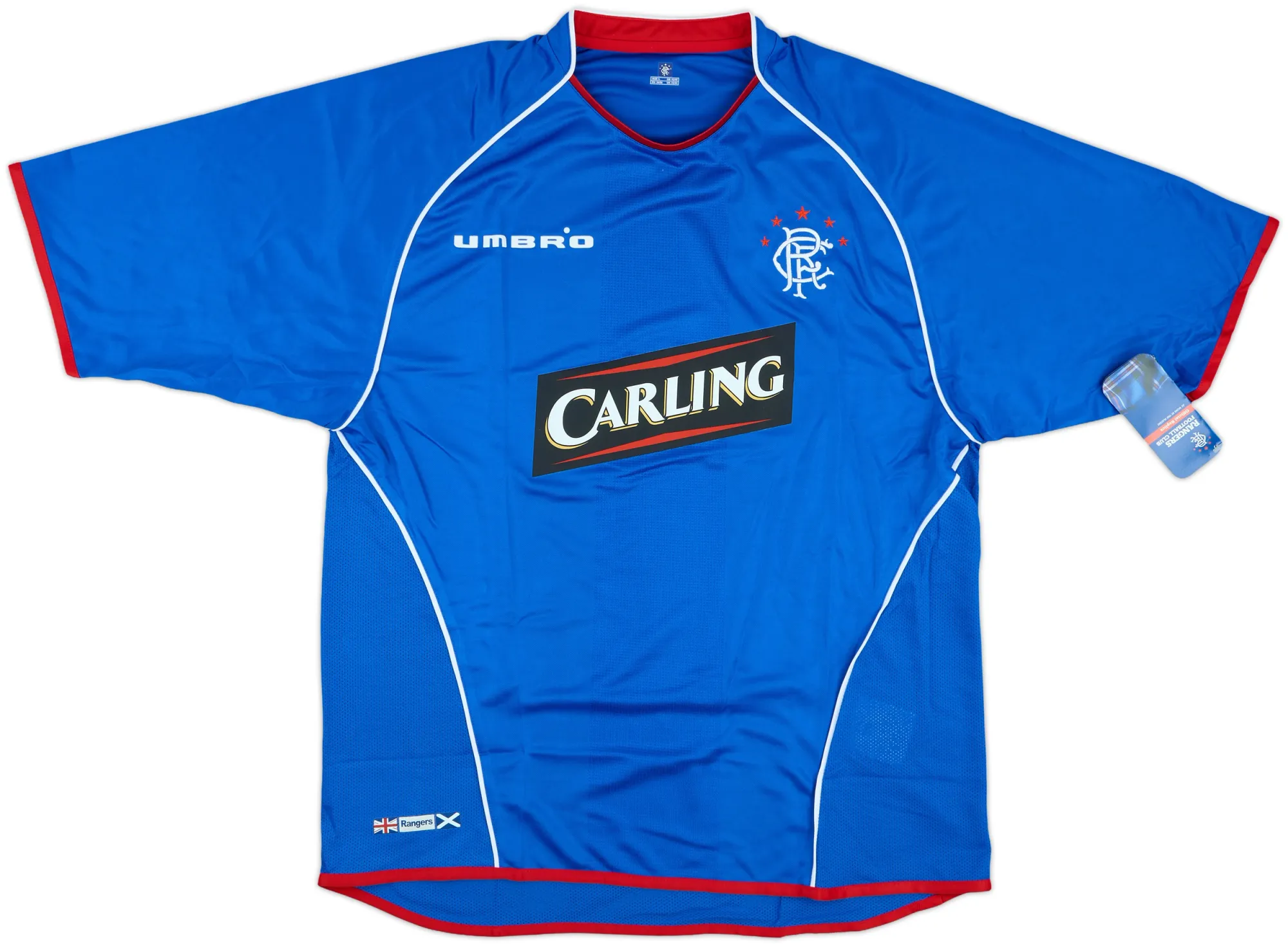 Umbro Rangers Mens SS Home Shirt 2005/06