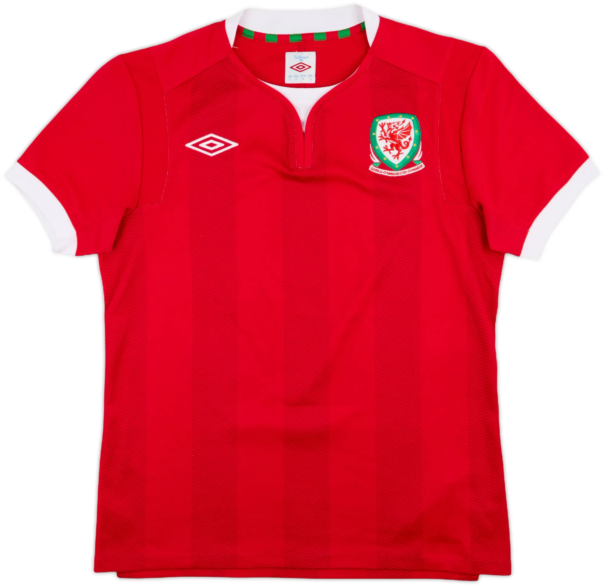 Umbro Wales Mens SS Home Shirt 2011