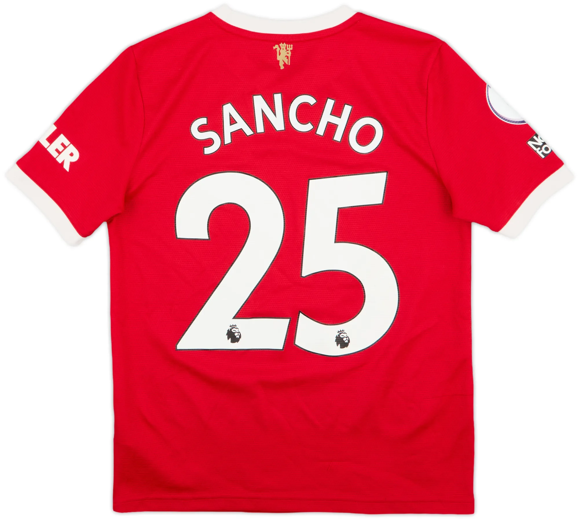 adidas Manchester United Boys SS Home Shirt 2021/22