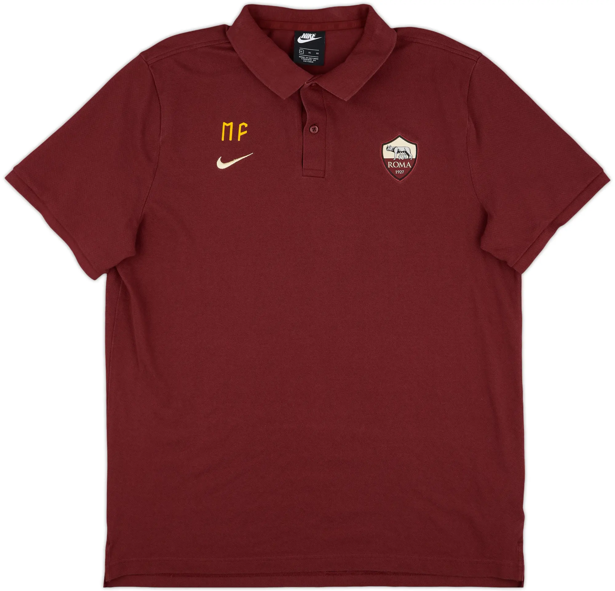 2019-20 Roma Nike Staff Issue Polo Shirt MF - 8/10 - (XL)