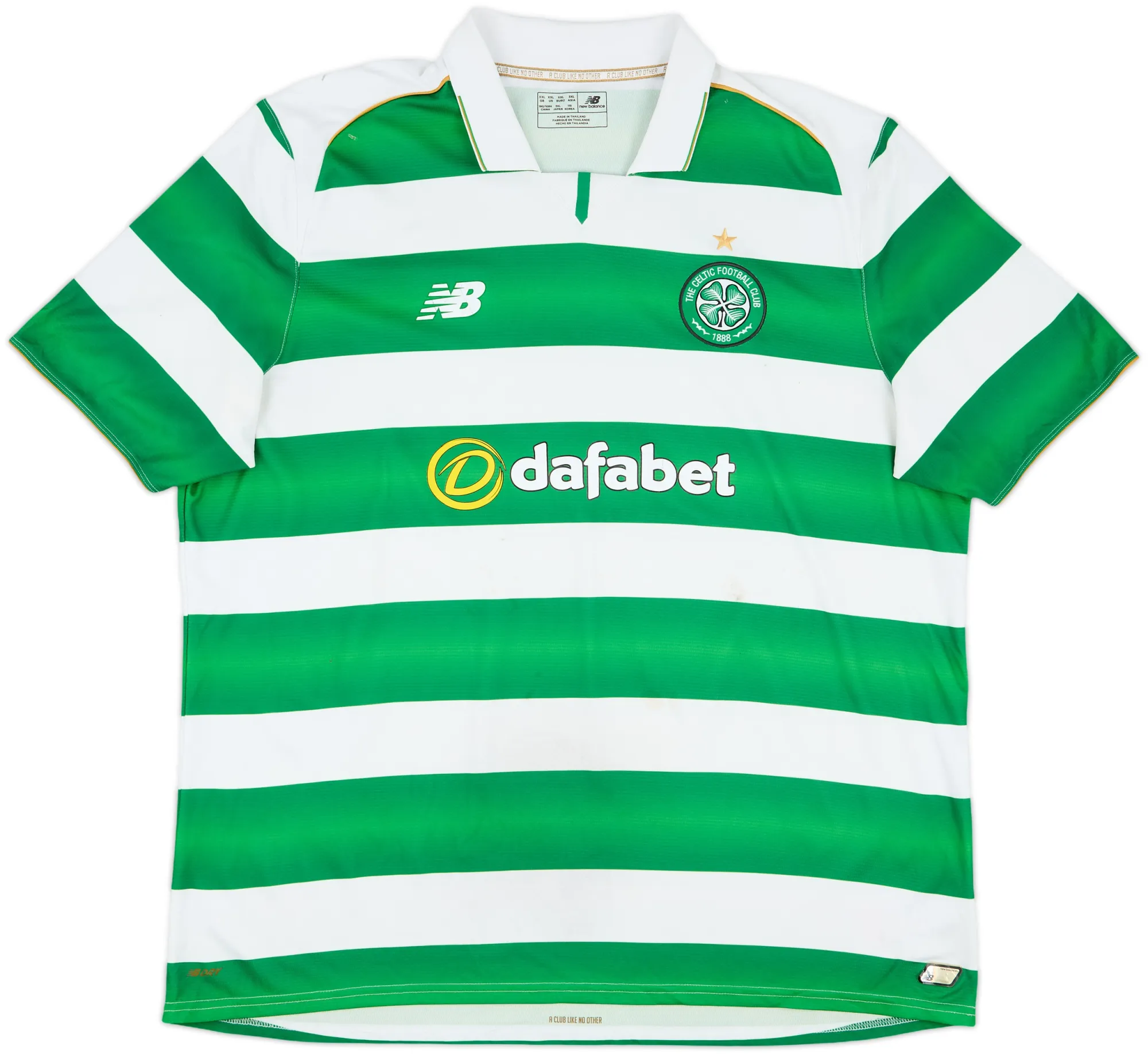 NewBalance Celtic Mens SS Home Shirt 2016/17