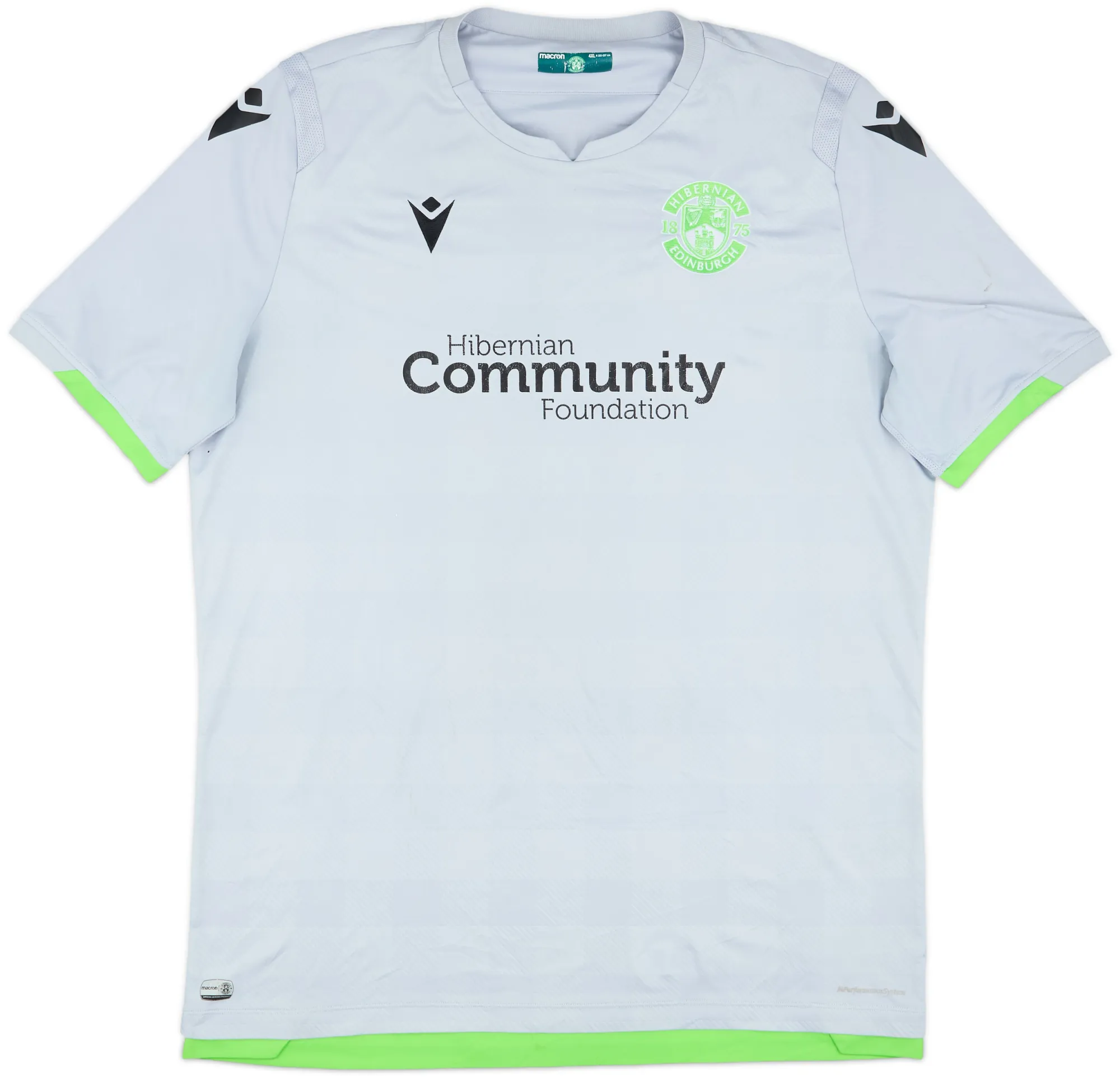 Macron Hibernian Mens SS Third Shirt 2019/20