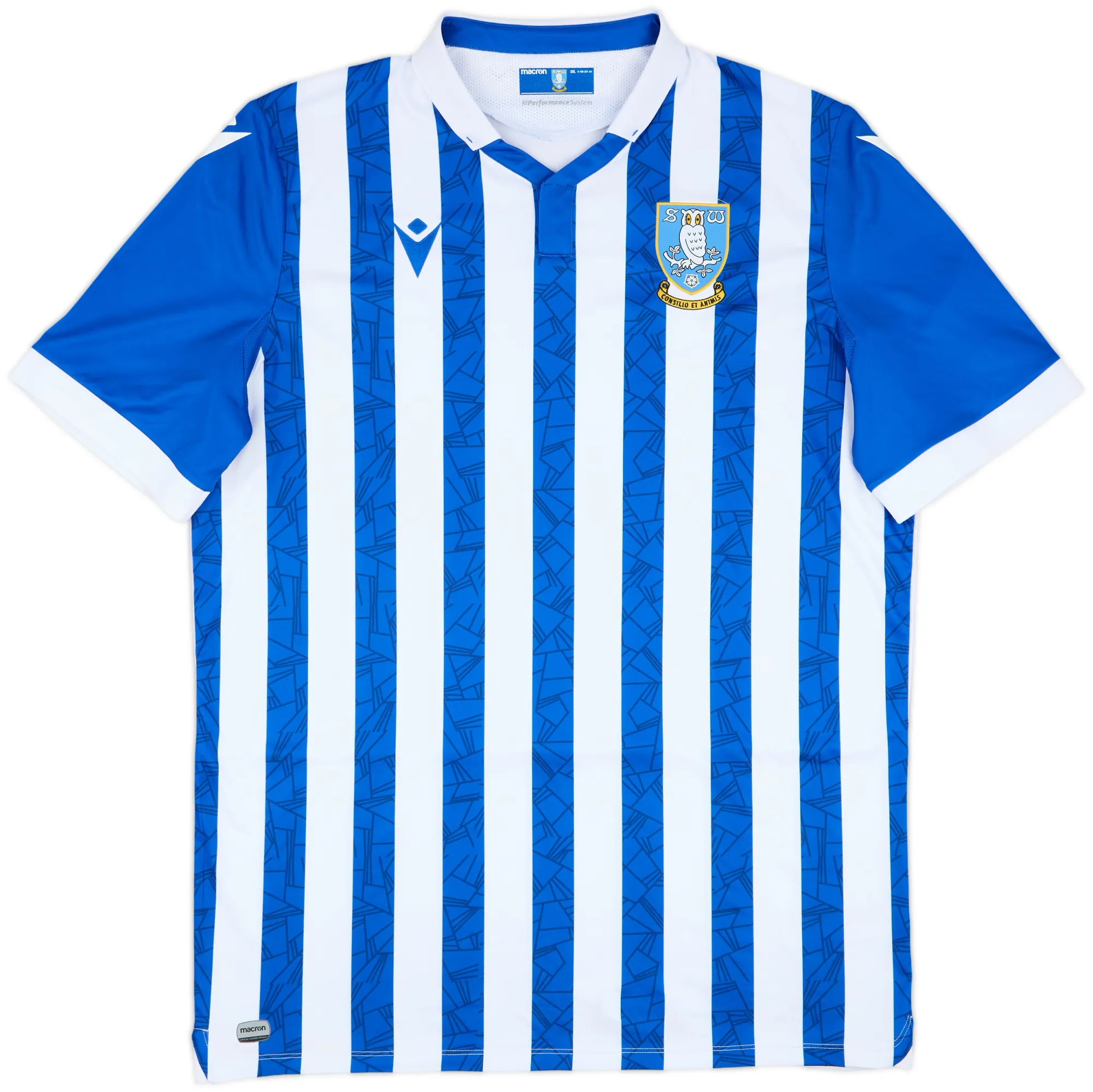 Macron Sheffield Wednesday Mens SS Home Shirt 2021/22