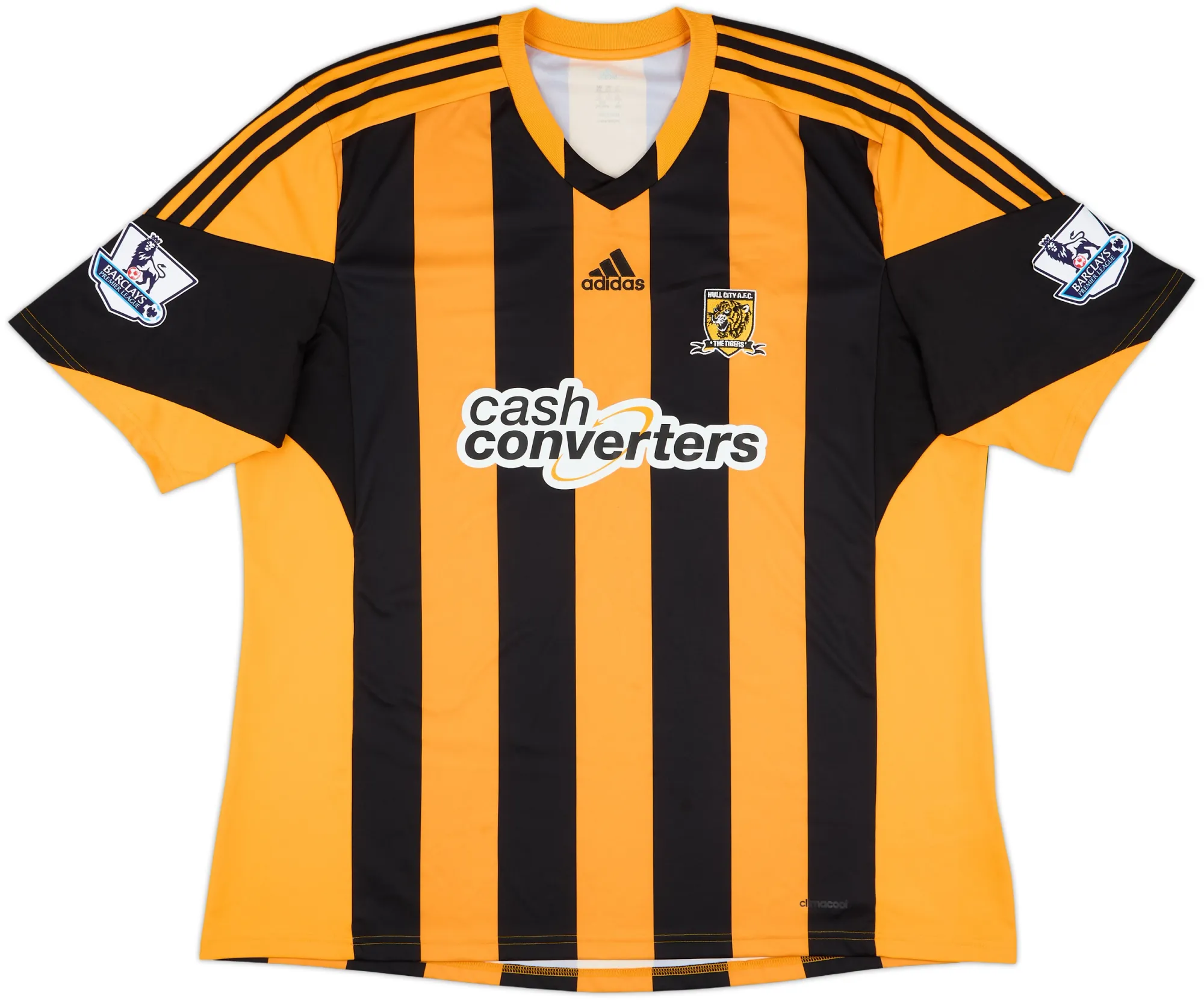 adidas Hull City Mens SS Home Shirt 2013/14