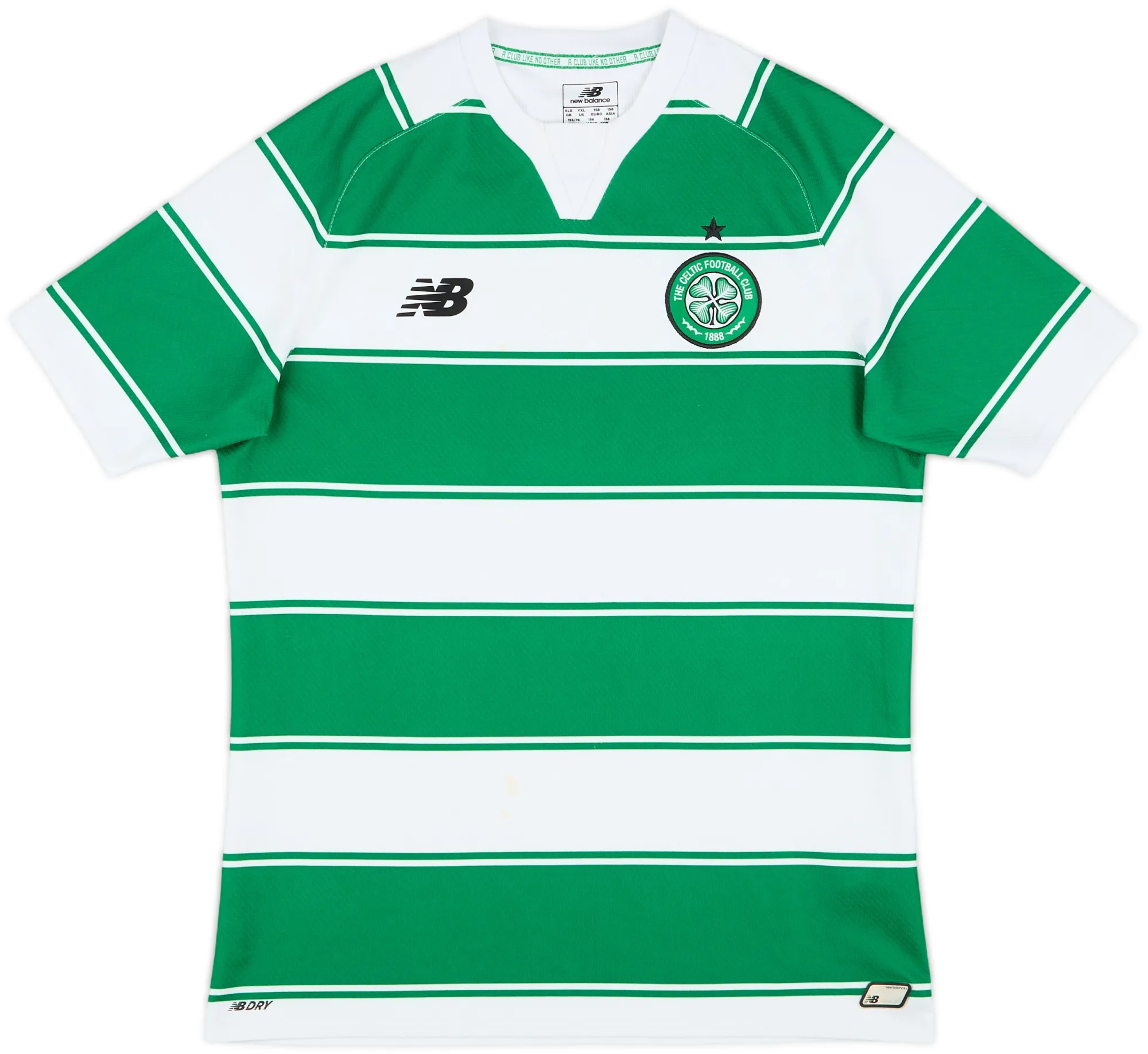 NewBalance Celtic Boys SS Home Shirt 2015/16