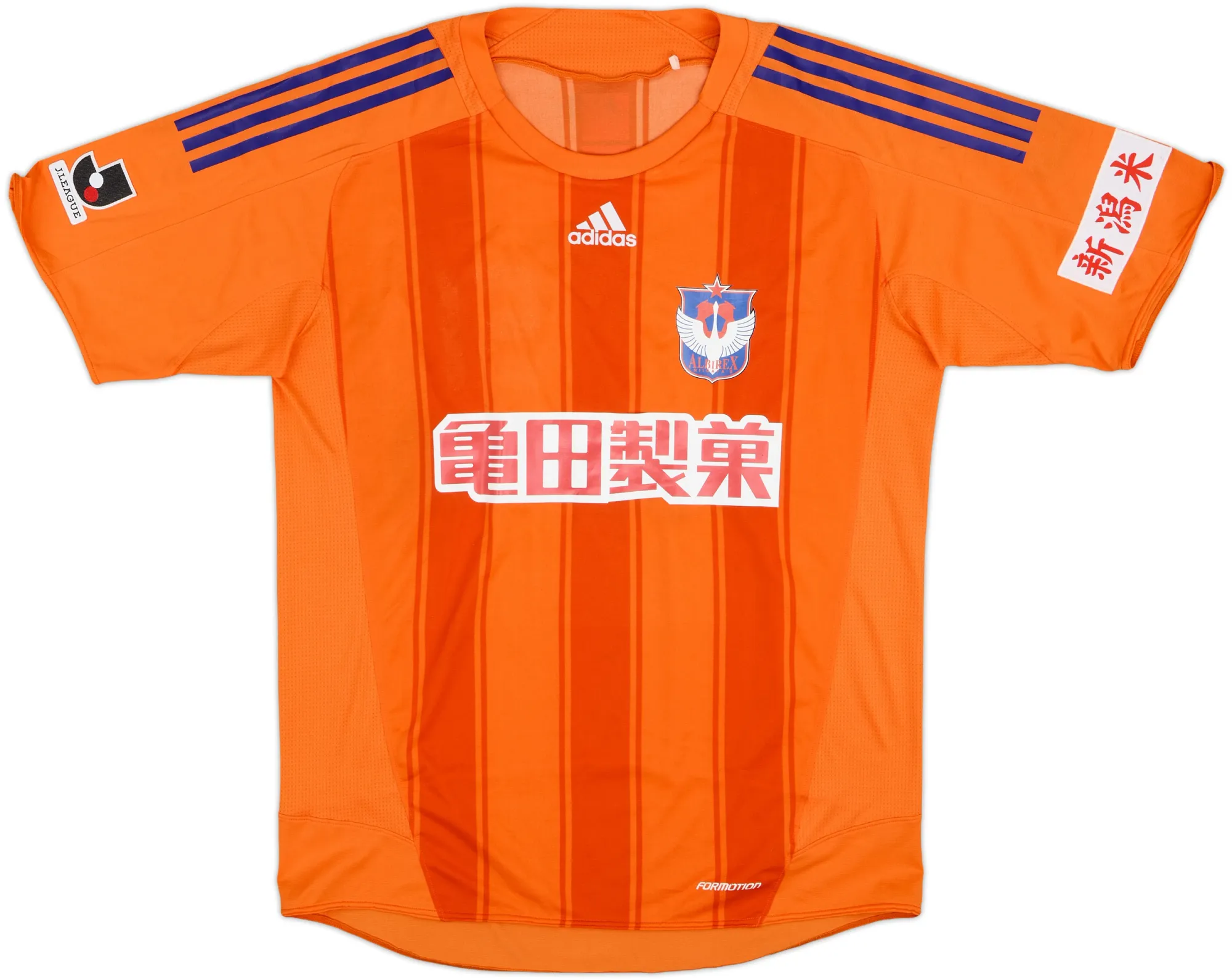 adidas Albirex Niigata Mens SS Player Issue Home Shirt 2008/09