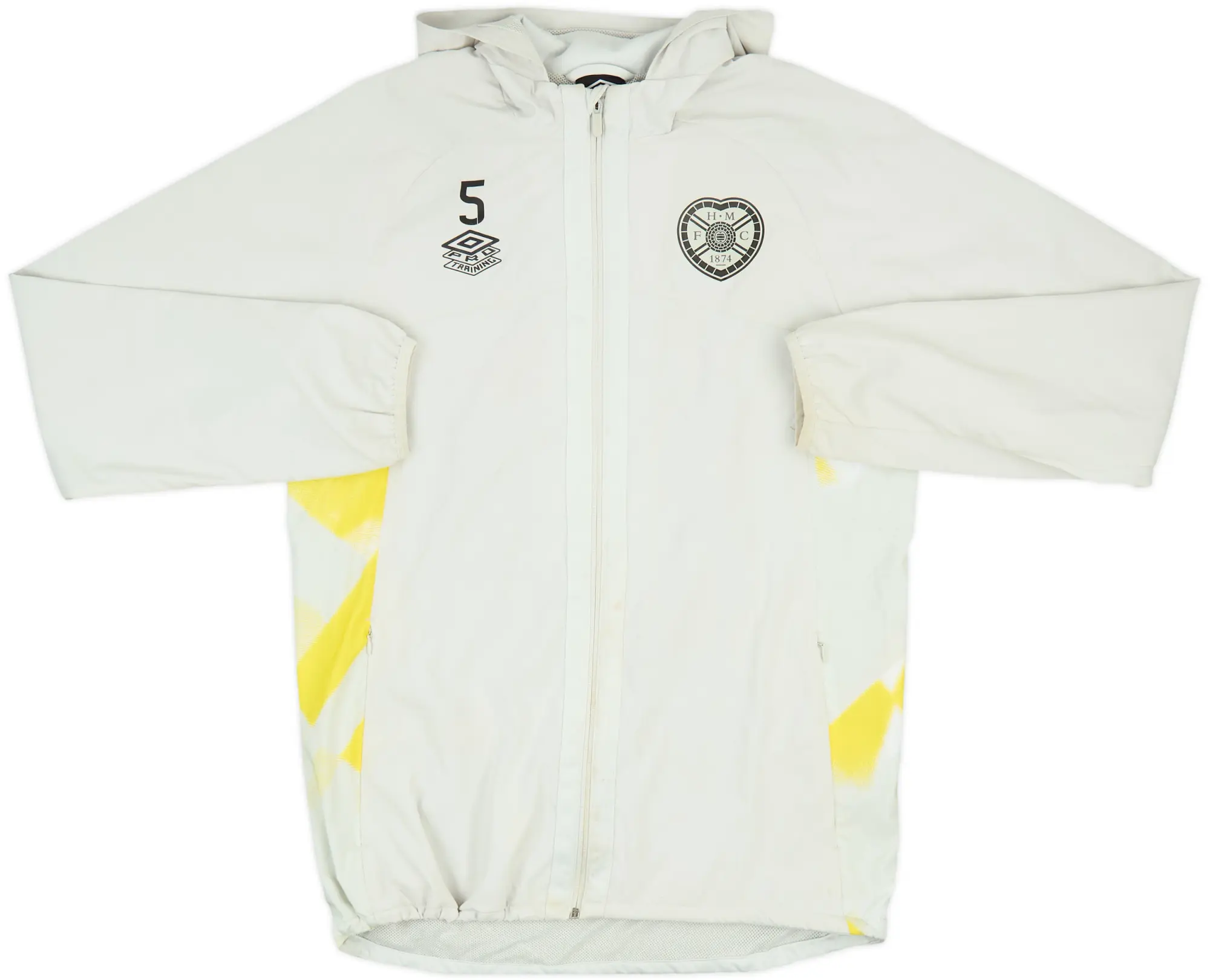 2024-25 Hearts Player Issue Umbro Hooded Track Jacket #5 - 7/10 - (M)