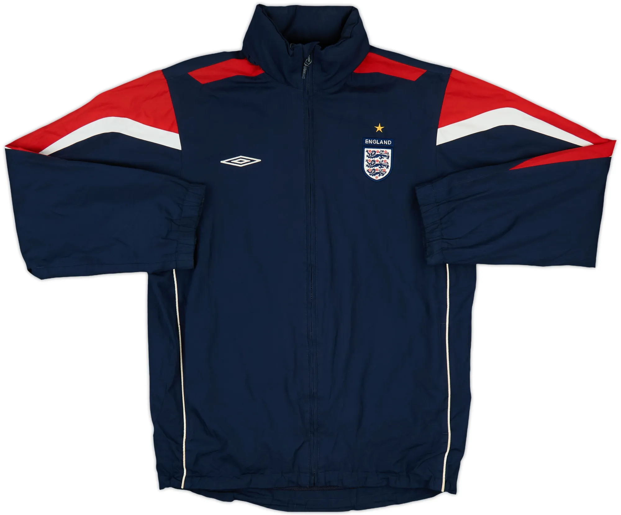 2005-06 England Umbro Hooded Track Jacket - 6/10 - (S)