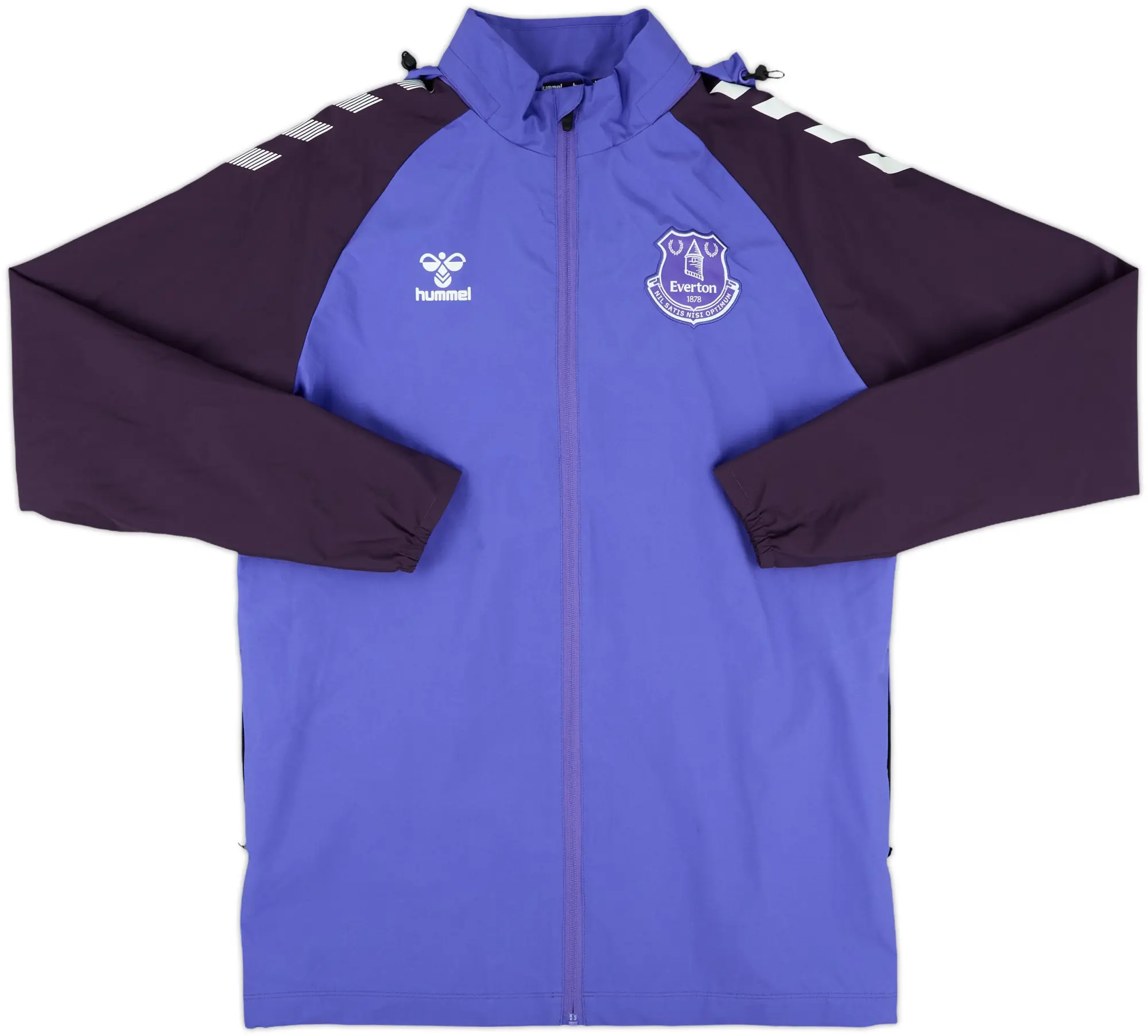 2022-23 Everton Hummel Hooded Rain Jacket - 9/10 - (S)