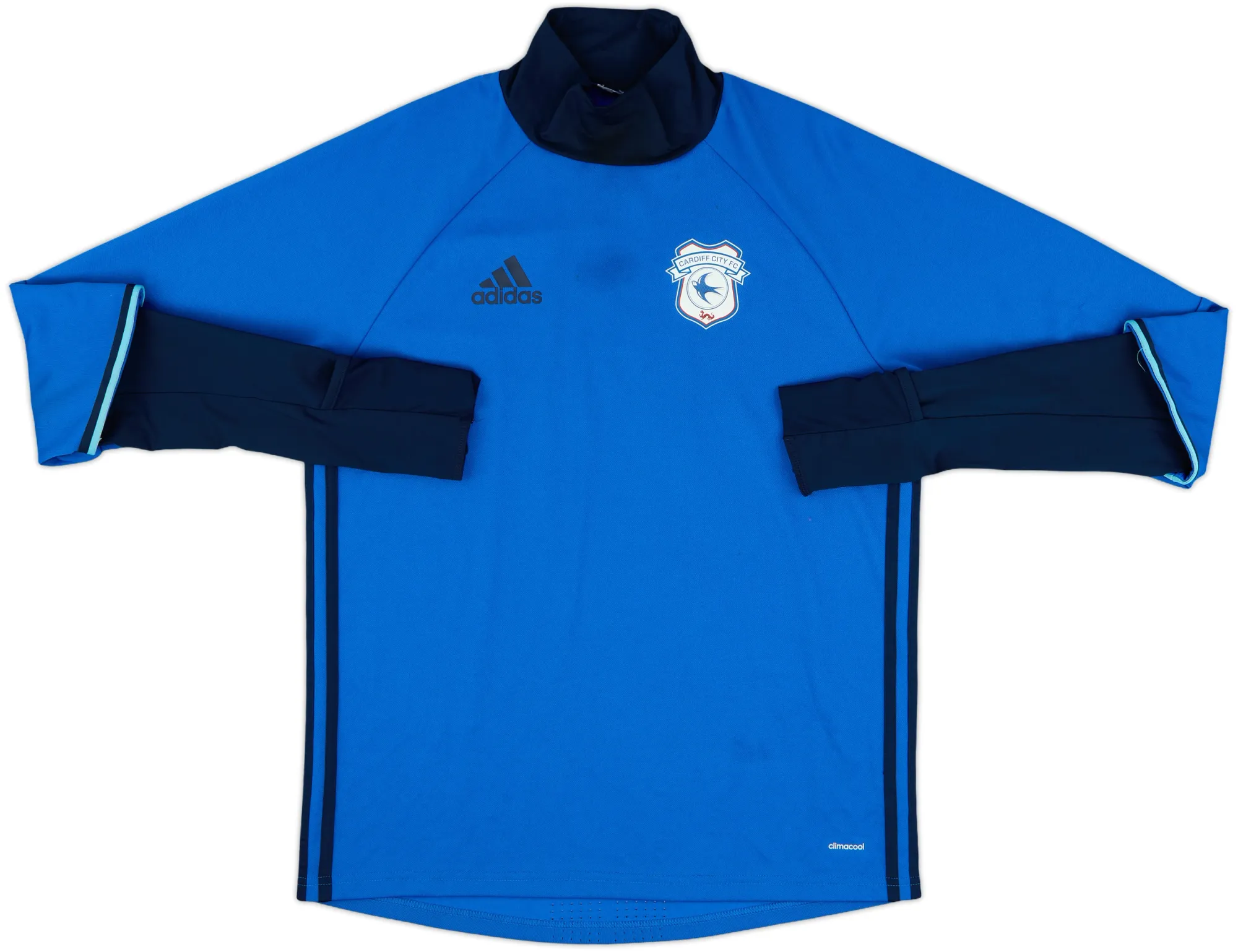 adidas Cardiff City Mens SS Home Shirt 2015/16