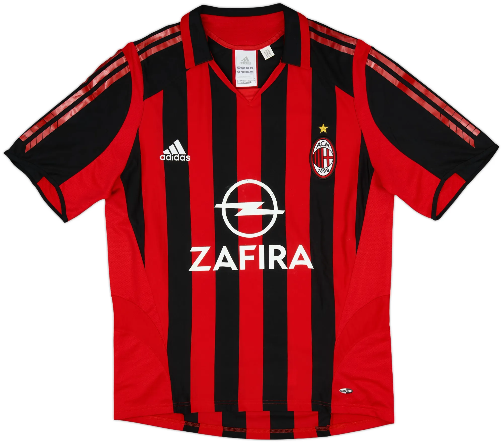 adidas AC Milan Mens SS Home Shirt 2005/06