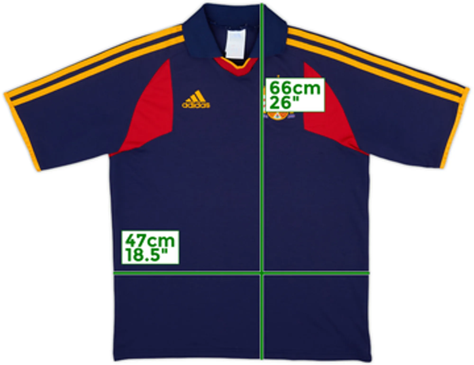adidas Spain Boys SS Away Shirt 2000