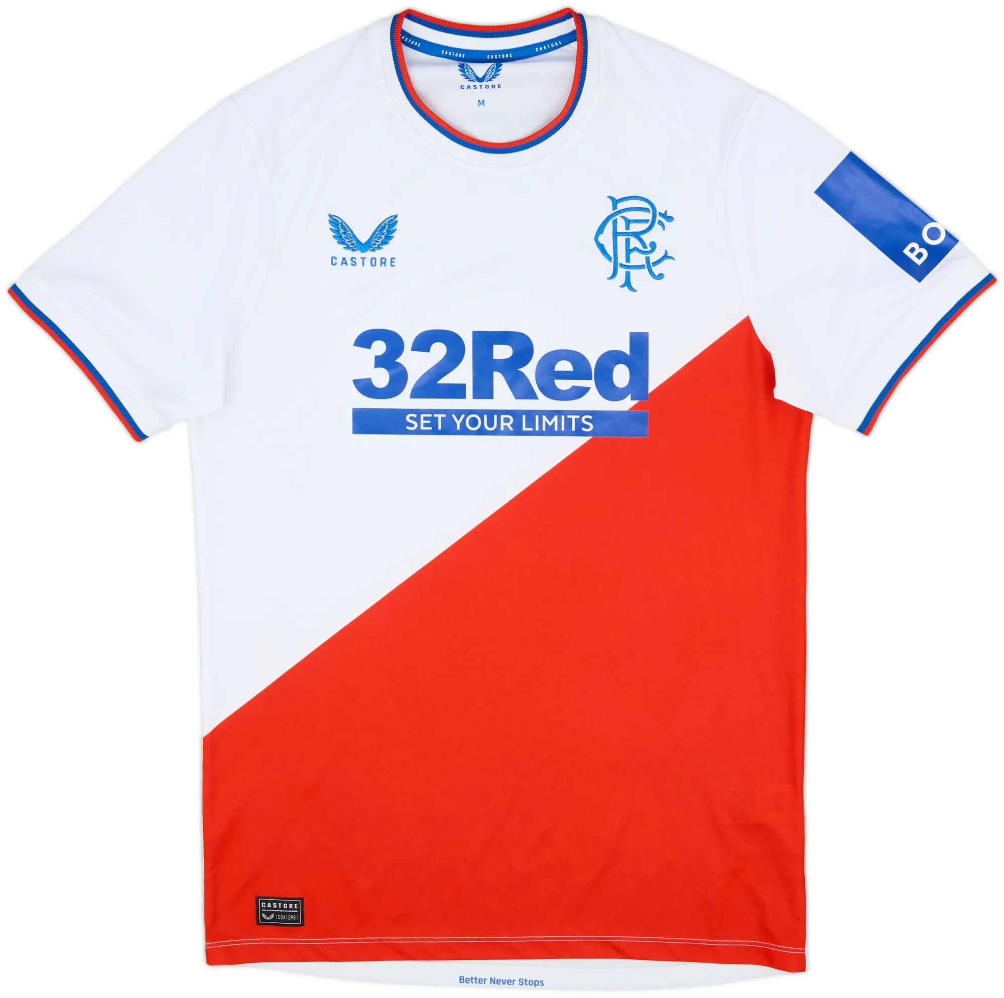 Castore Rangers Mens SS Away Shirt 2022/23