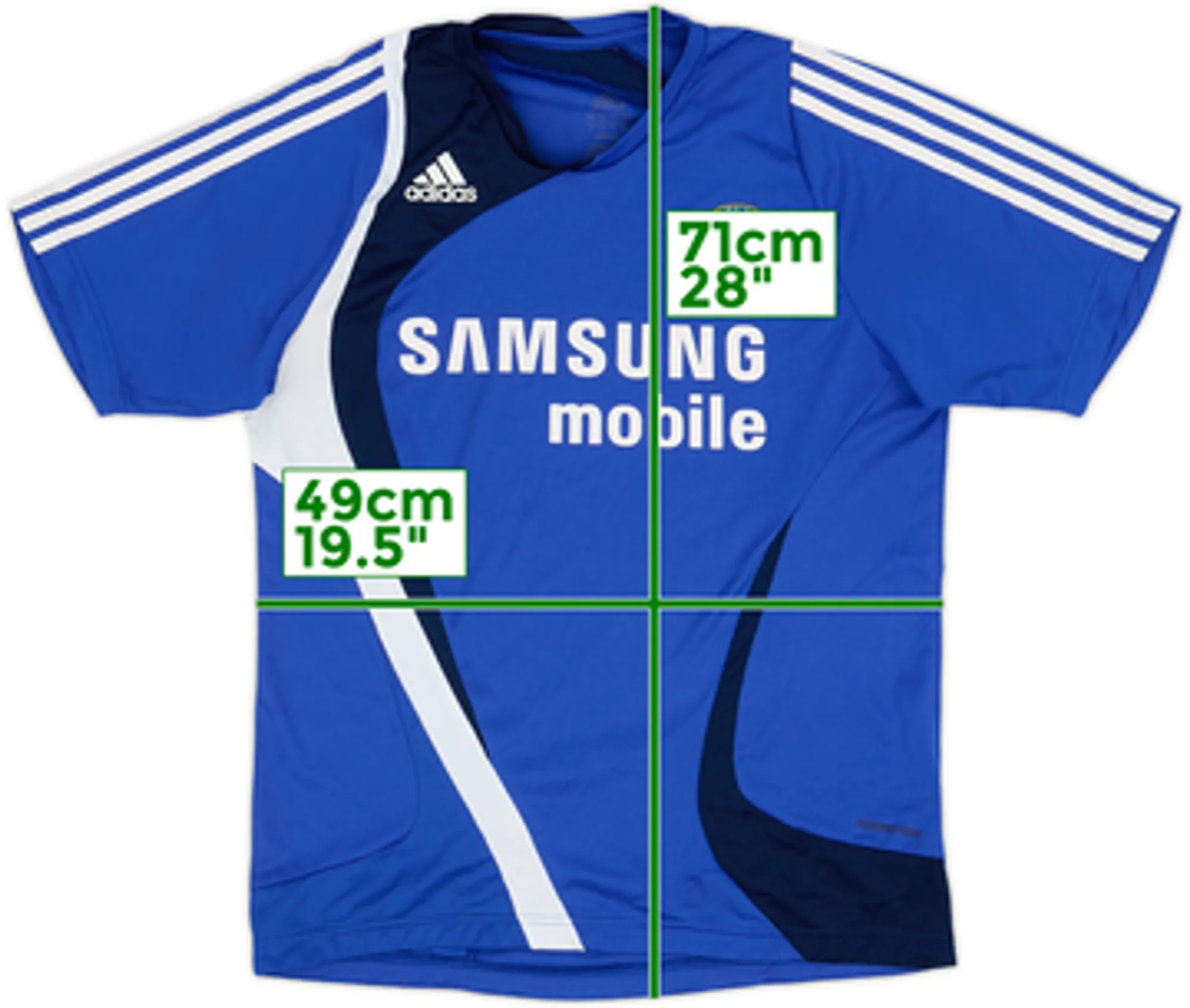 adidas Chelsea Mens SS Home Shirt 2007/08