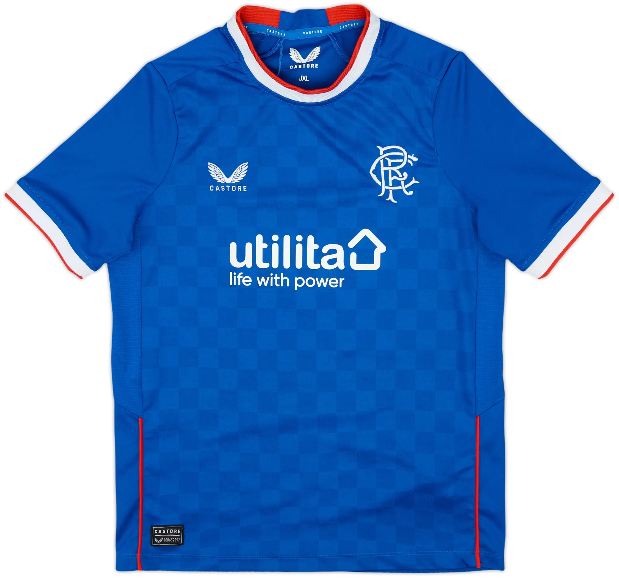 Castore Rangers Boys SS Home Shirt 2022/23