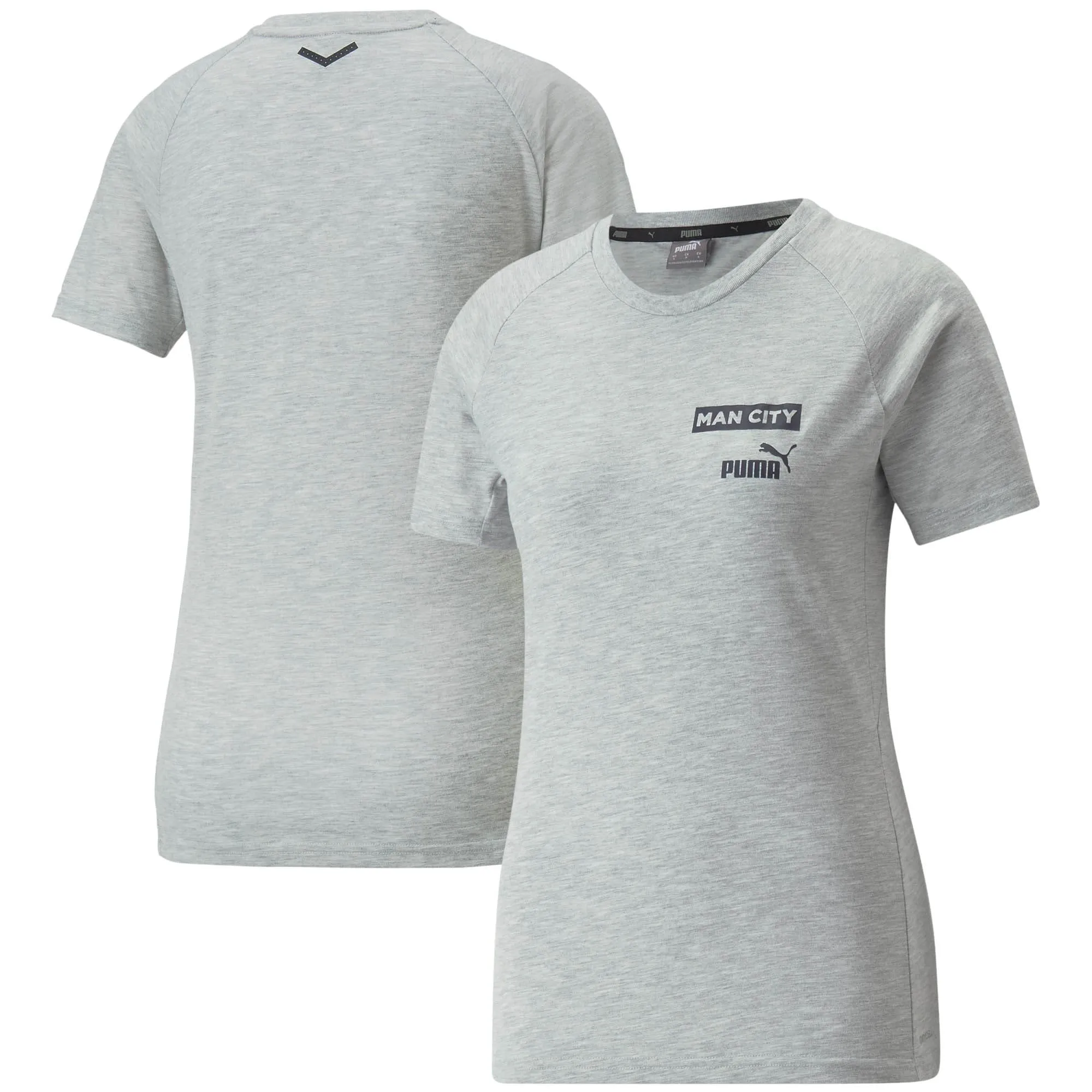 Manchester City Casuals T-Shirt - Grey - Womens