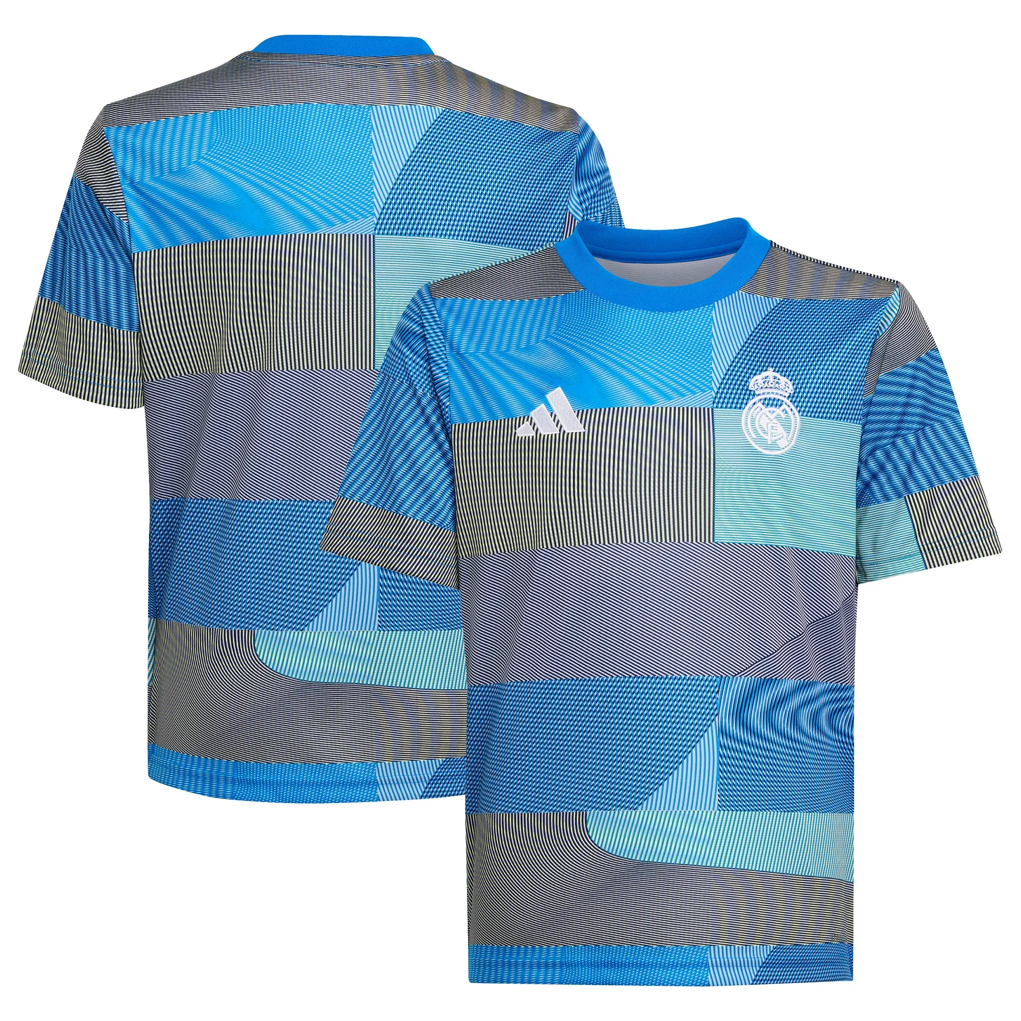 Real Madrid adidas Pre Match Shirt - Blue - Kids