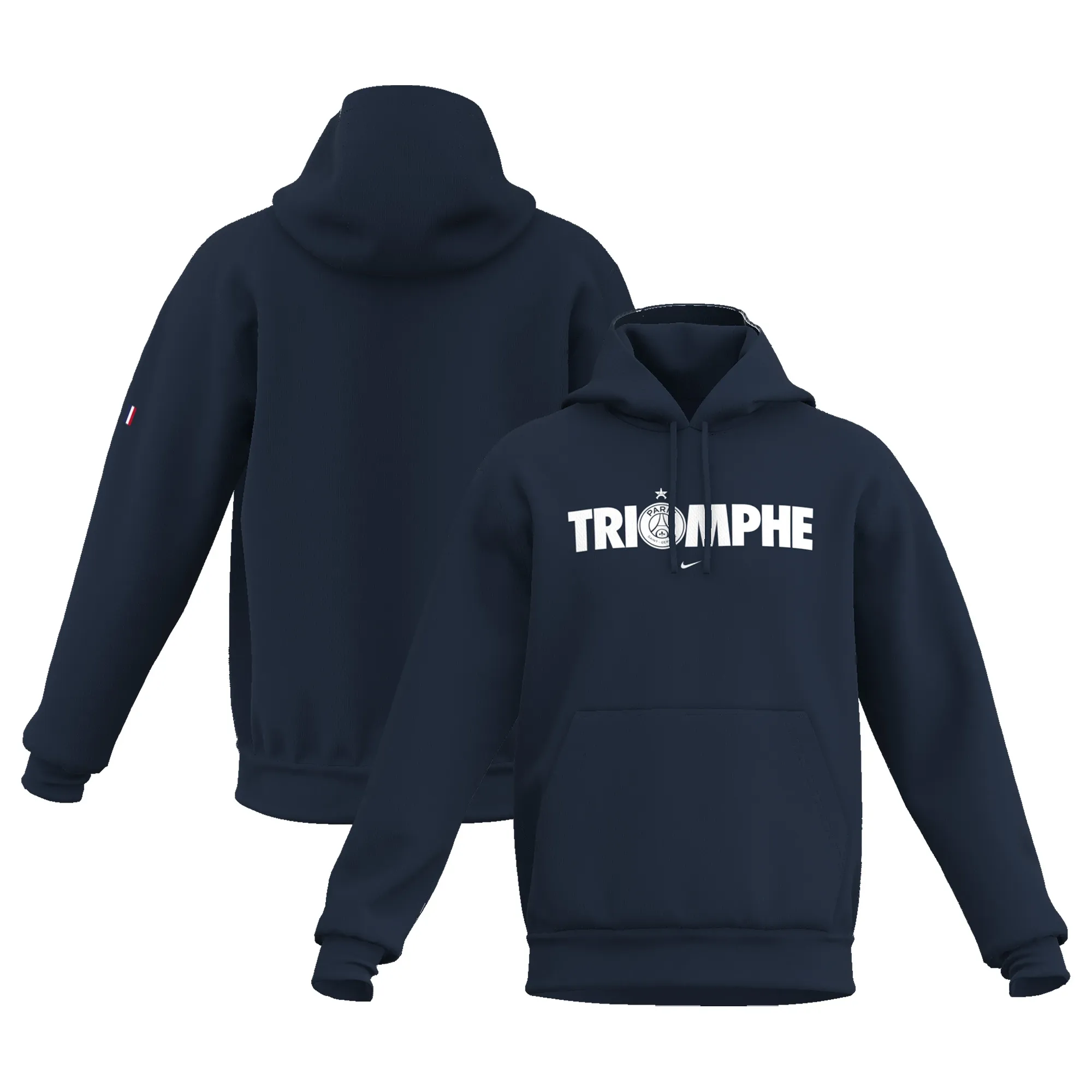 PSG Nike UCL TRIOMPHE Hoodie - Navy - Mens