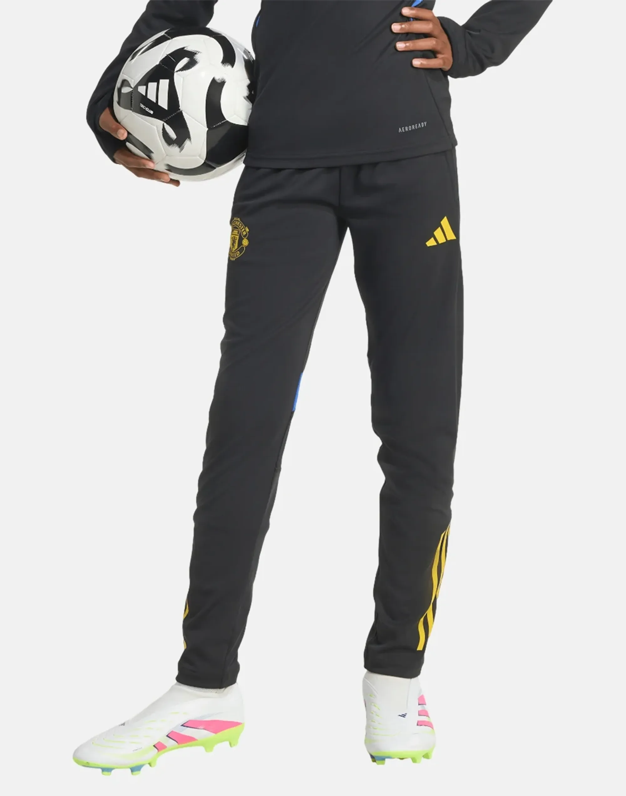 Manchester United adidas Cup Training Pants - Black - Kids