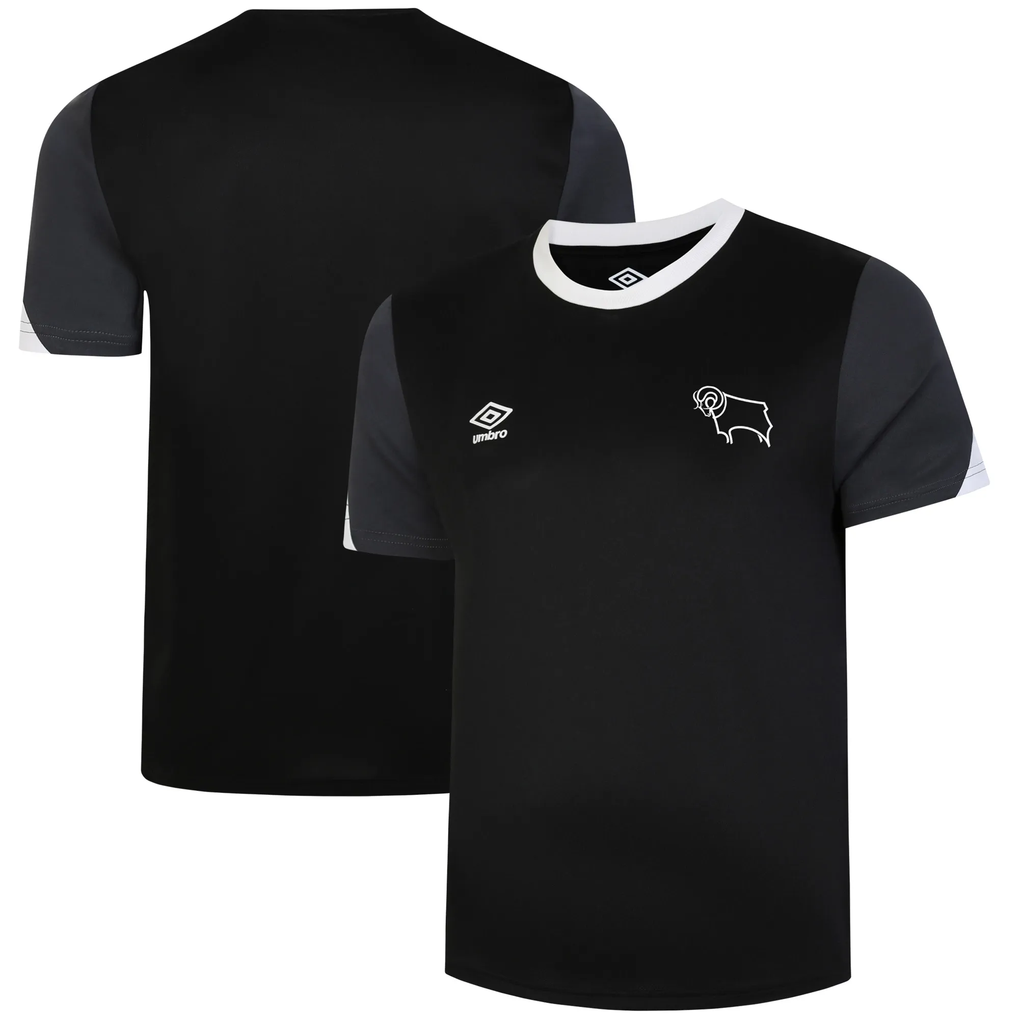 Derby County Umbro Training Jersey - Black